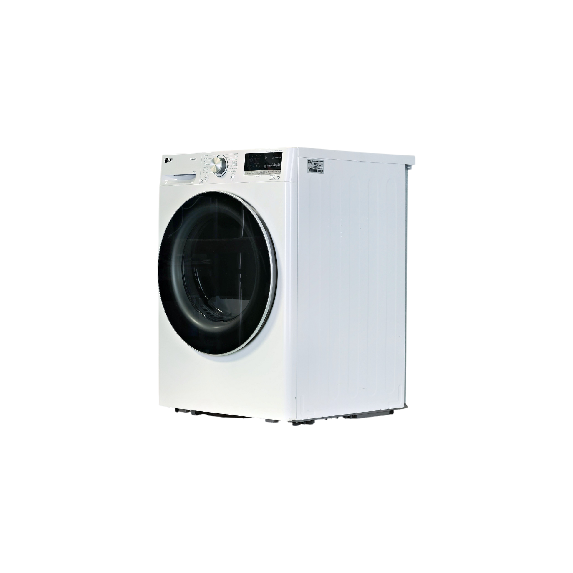 Seche-Linge Pompe À Chaleur 9 kg Reconditionné LG RH9V51WH : vue du côté gauche