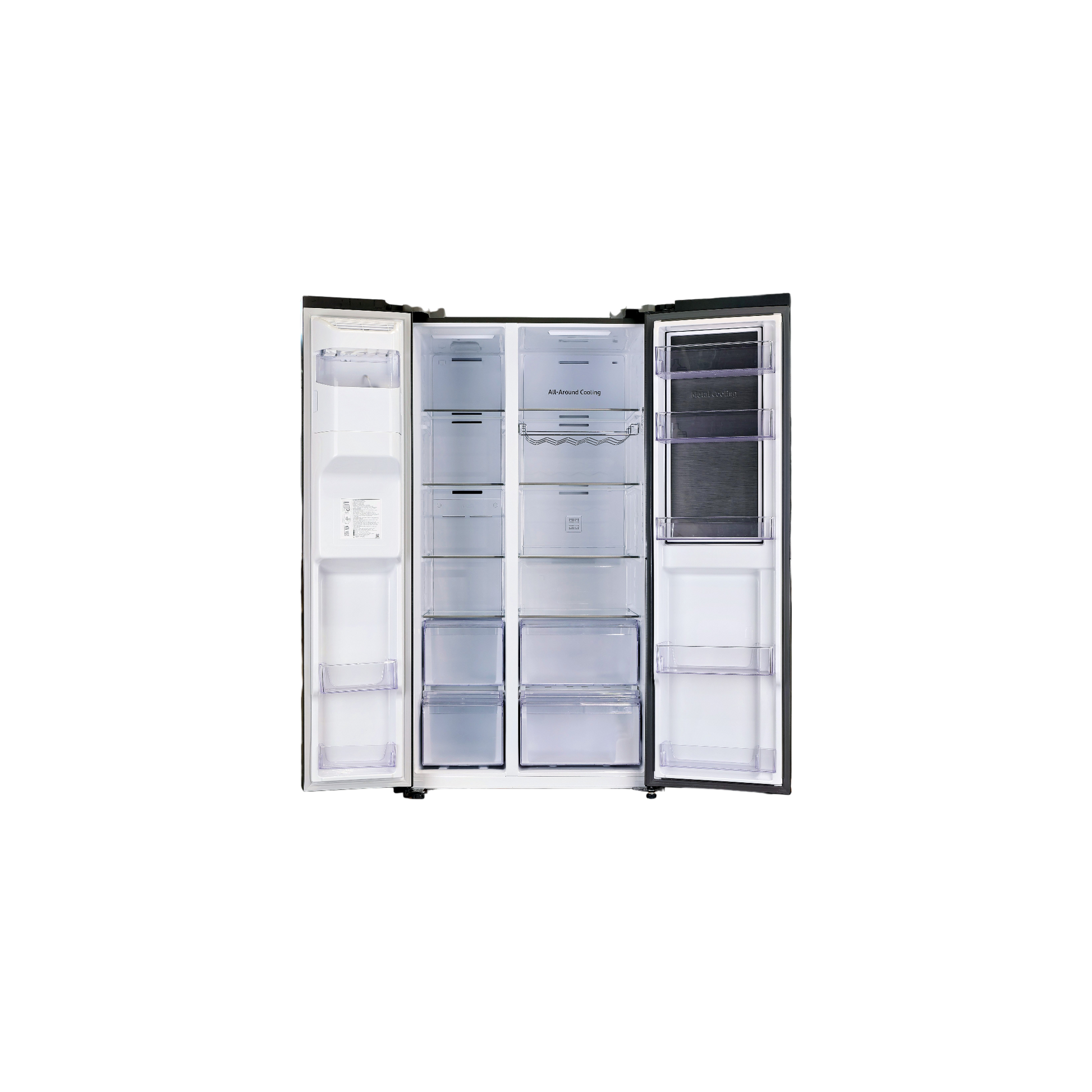 Réfrigérateur Américain 628 L Reconditionné SAMSUNG RH65DG54R3B1 : vue de l'intérieur