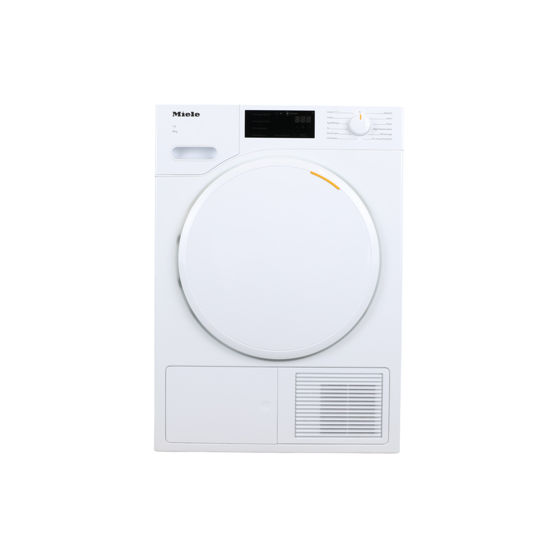 Seche-Linge Pompe À Chaleur 8 kg Reconditionné MIELE TWC 220 WP : vue de face