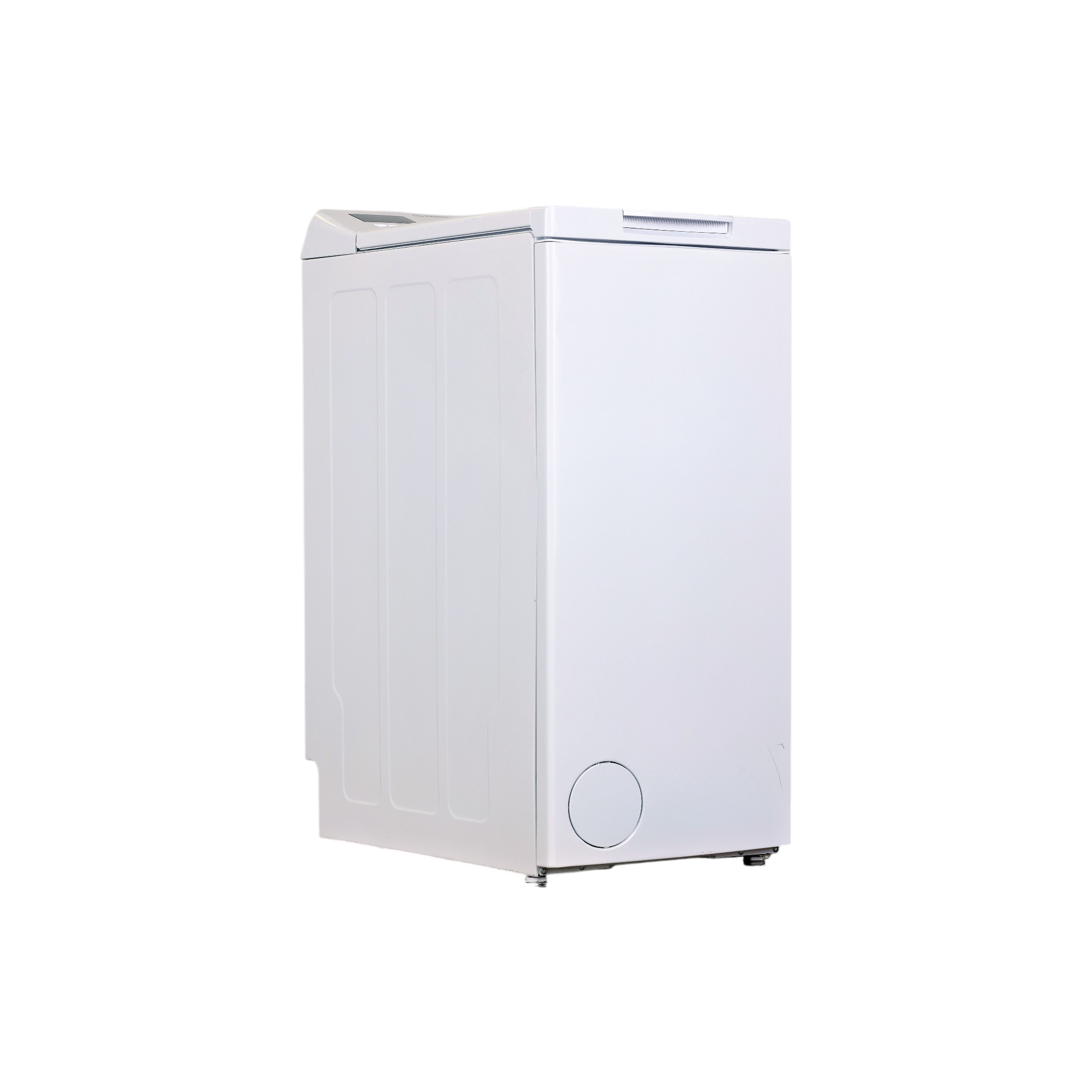 Lave-Linge Top 6 kg Reconditionné INDESIT BTWHS62400FRN : vue du côté gauche