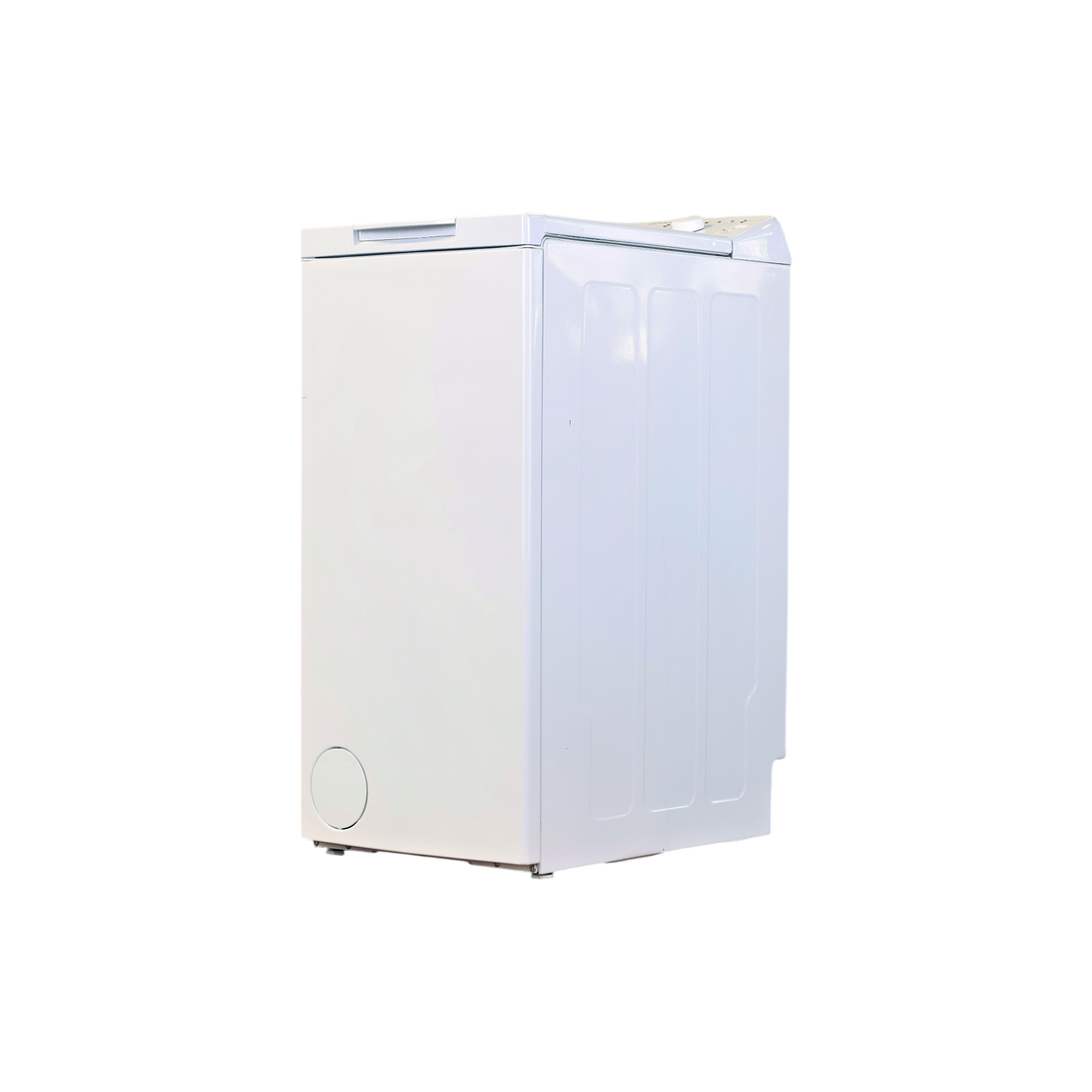 Lave-Linge Top 6 kg Reconditionné INDESIT BTWHS62400FRN : vue du côté gauche