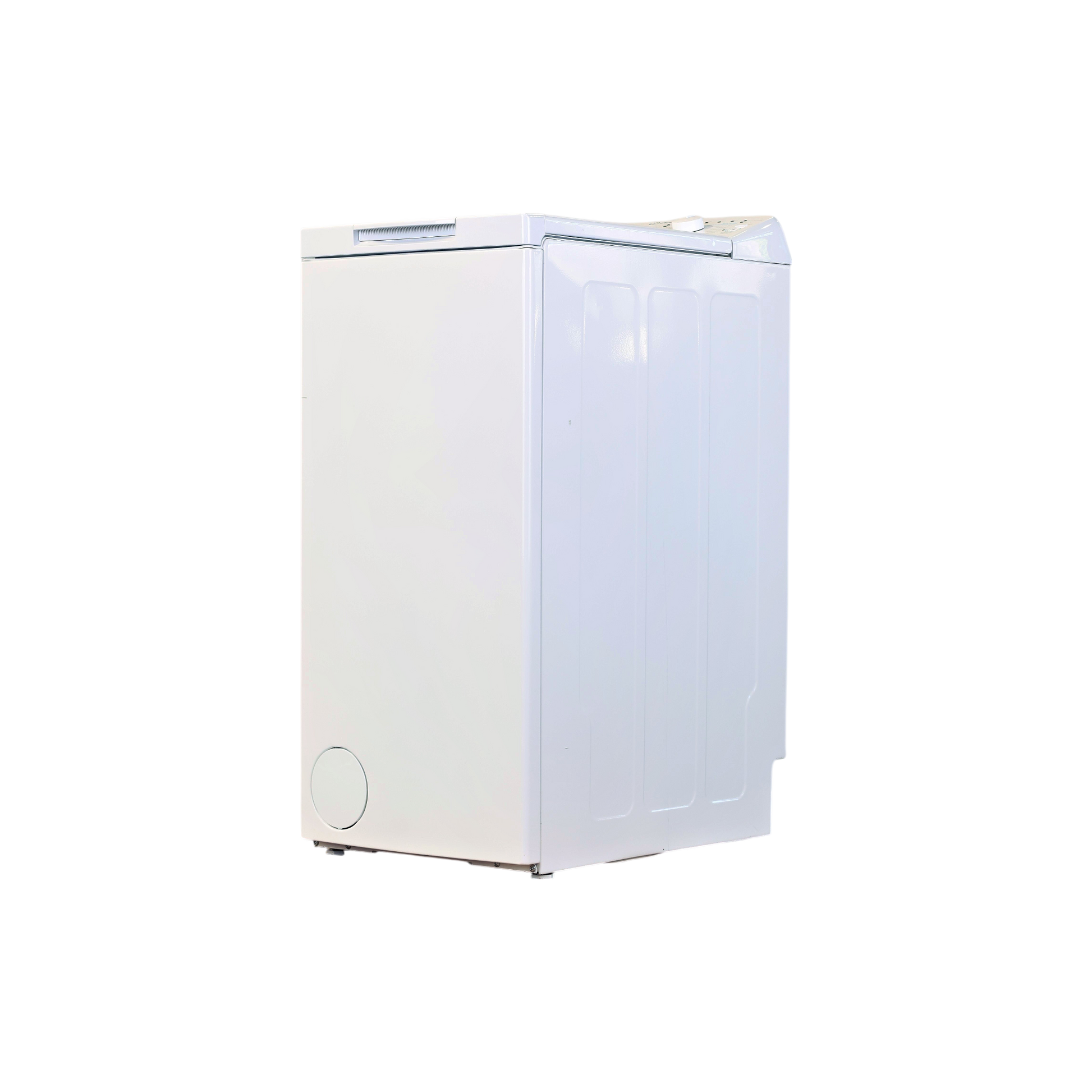 Lave-Linge Top 6 kg Reconditionné INDESIT BTWHS62400FRN : vue du côté gauche