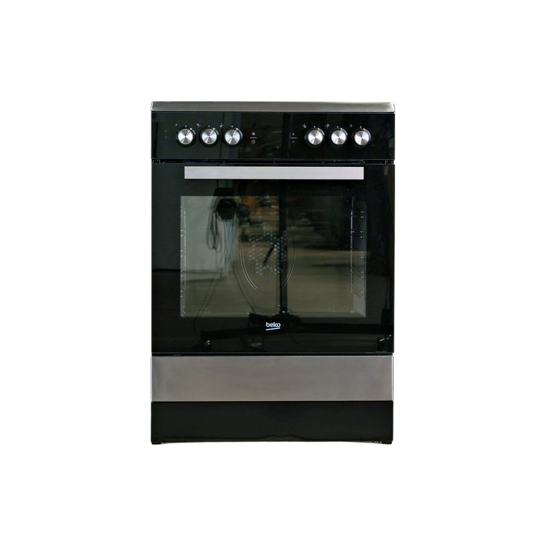 Cuisinière Vitrocéramique  Reconditionné BEKO FSE67301XCS : vue de face