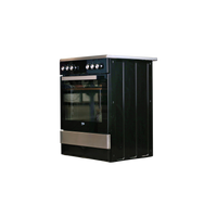 Cuisinière Vitrocéramique  Reconditionné BEKO FSE67301XCS : vue du côté gauche