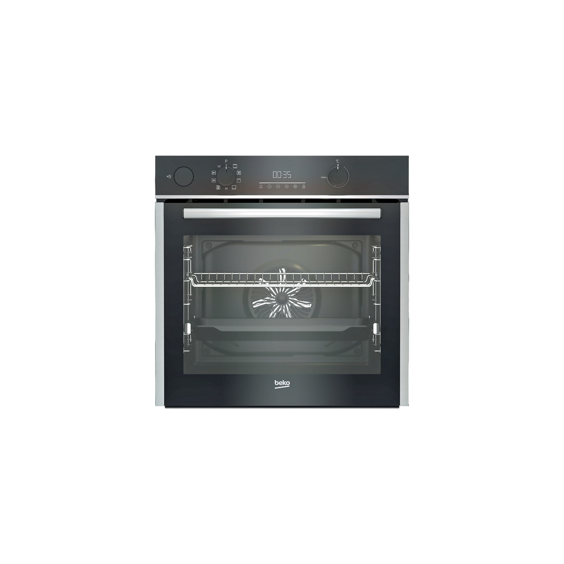 Four Chaleur Tournante 72 L Reconditionné BEKO BCBIS14300MPSE : vue de face