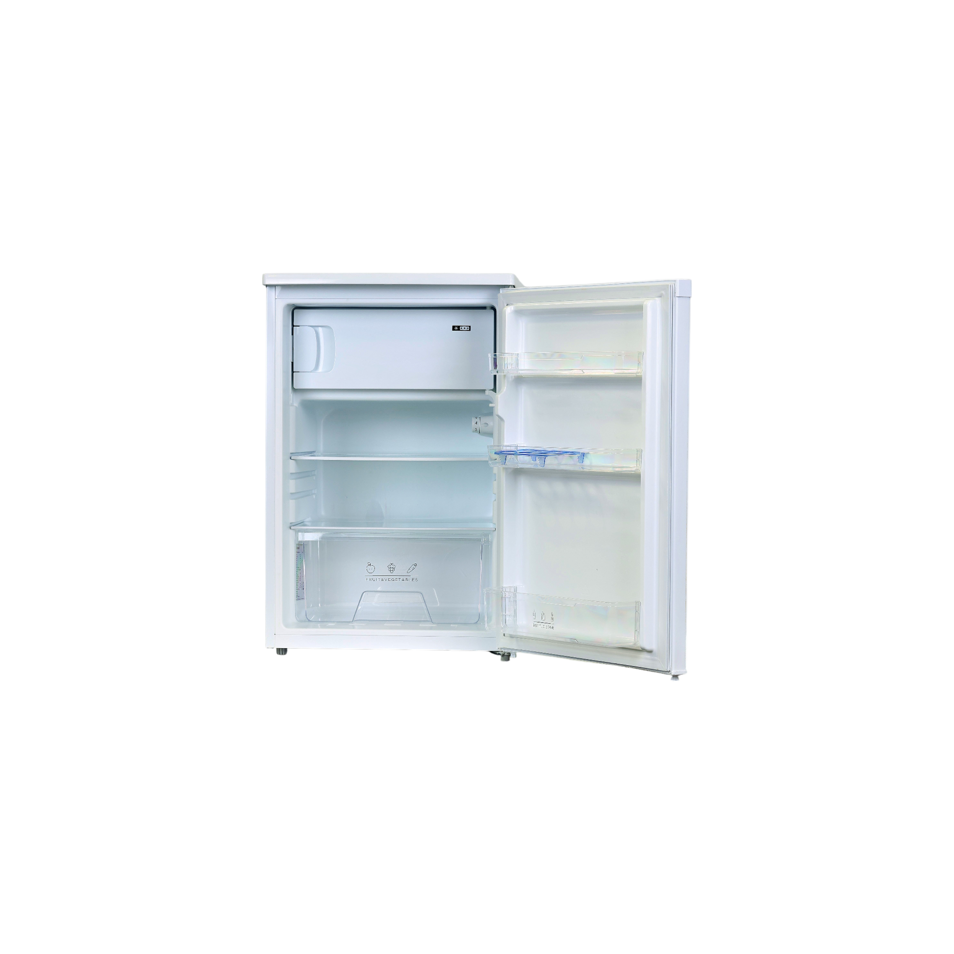 Réfrigérateur Compact 113 L Reconditionné ESSENTIEL B ERT85-55MIB4 : vue de l'intérieur