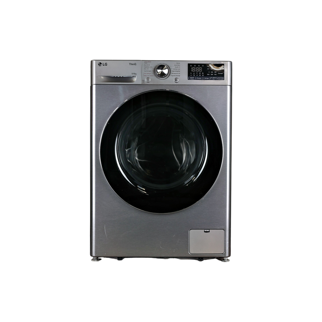 Lave-Linge Sechant 9 kg Reconditionné LG F964V42IXRS : vue de face