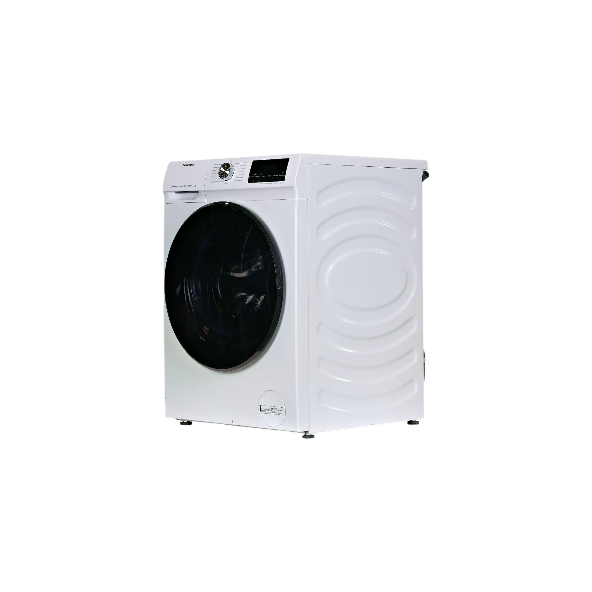 Lave-Linge Hublot 12 kg Reconditionné HISENSE WFQA1214EVJM : vue du côté gauche