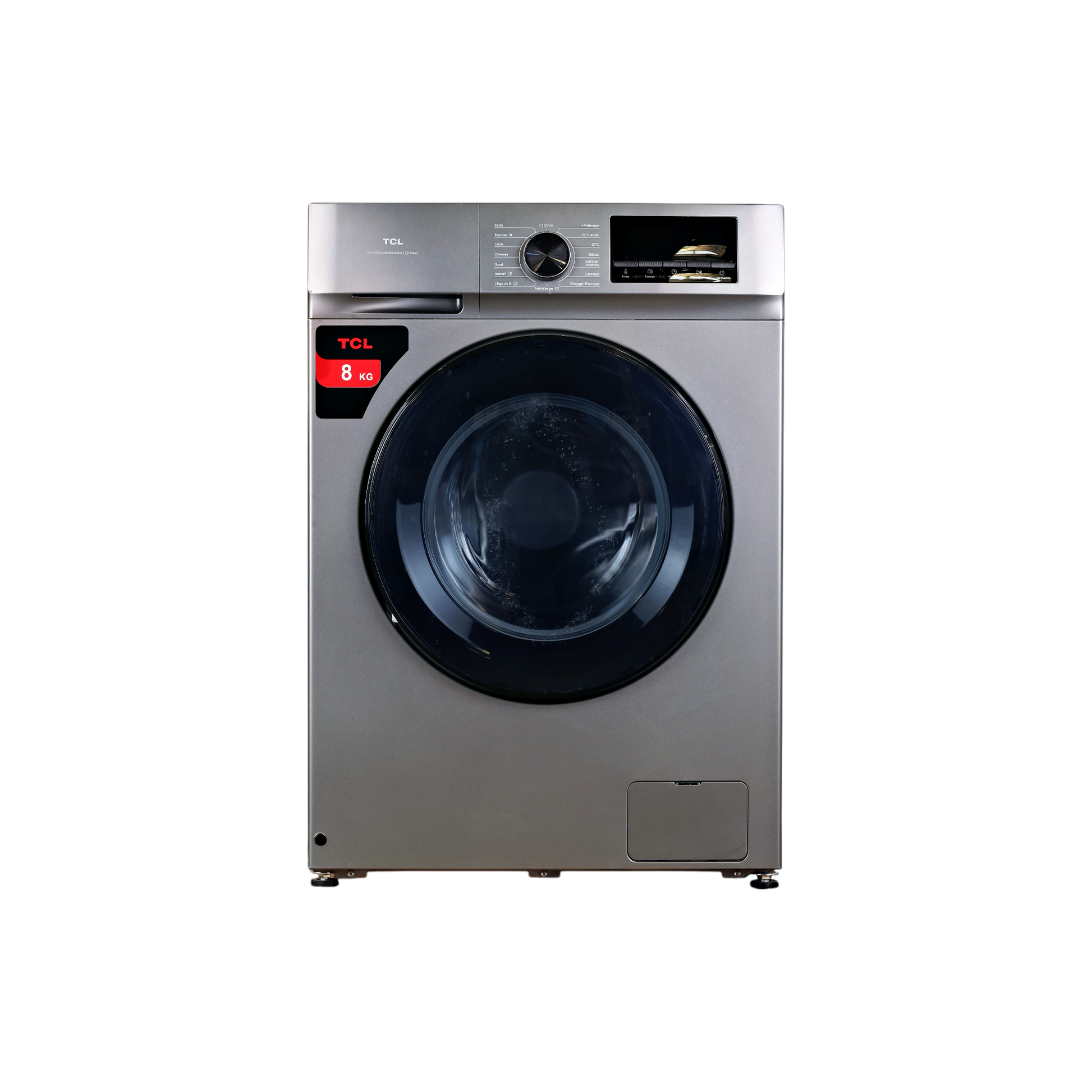 Lave-Linge Hublot 8 kg Reconditionné TCL FF0824SA0FR : vue de face