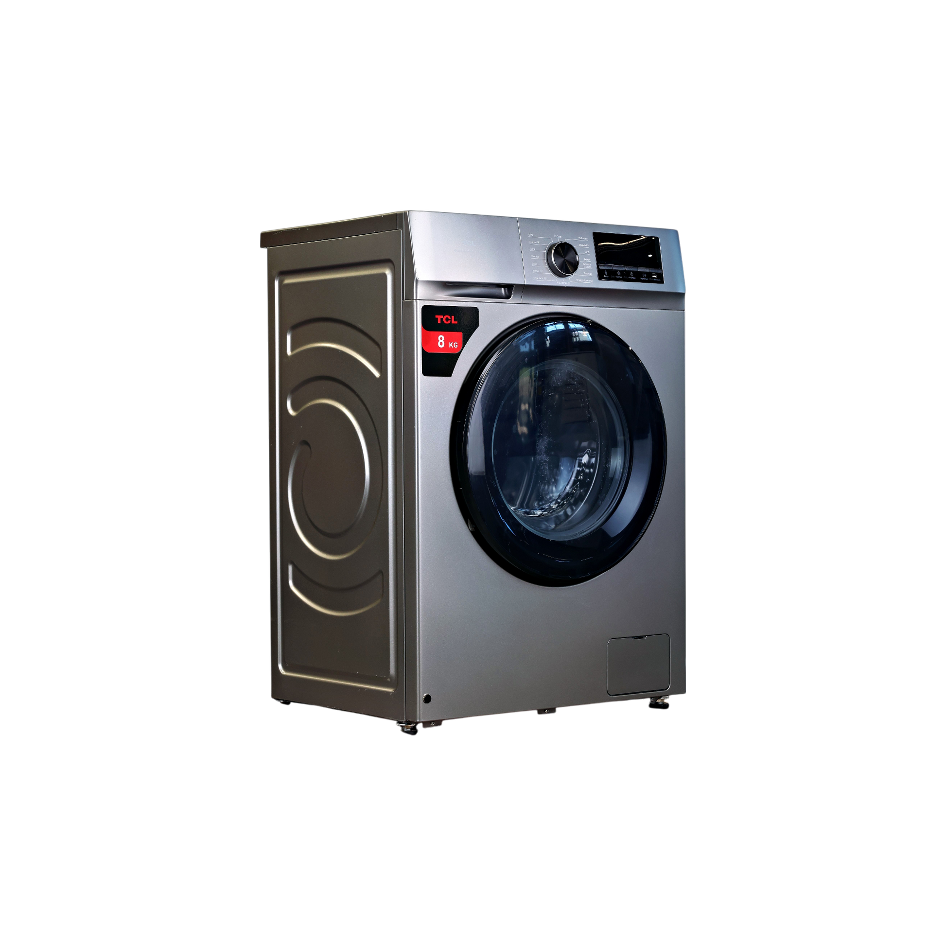 Lave-Linge Hublot 8 kg Reconditionné TCL FF0824SA0FR : vue du côté droit