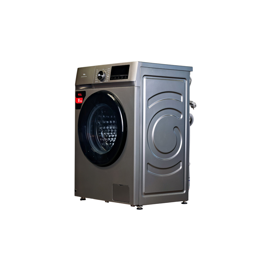 Lave-Linge Hublot 8 kg Reconditionné TCL FF0824SA0FR : vue du côté gauche