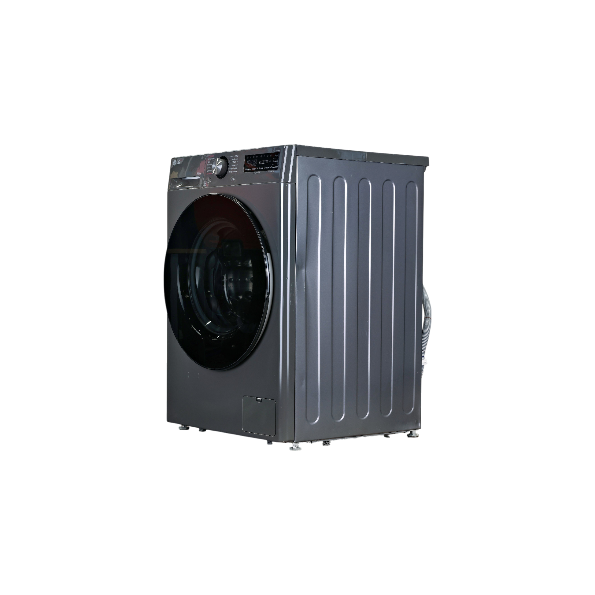 Lave-Linge Sechant 9 kg Reconditionné LG F964R56MBRS : vue du côté gauche