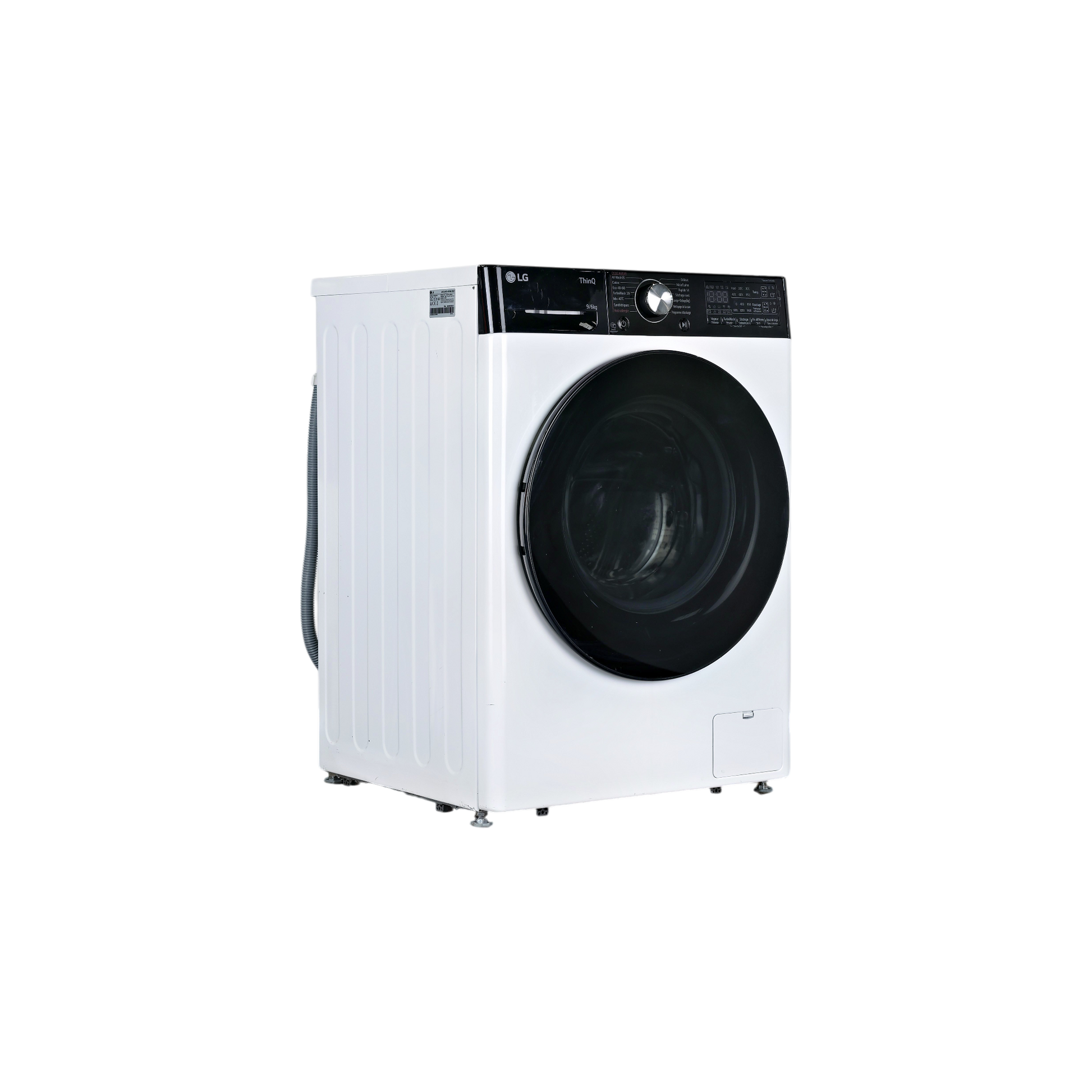 Lave-Linge Sechant 9 kg Reconditionné LG F964R76WSTA : vue du côté droit