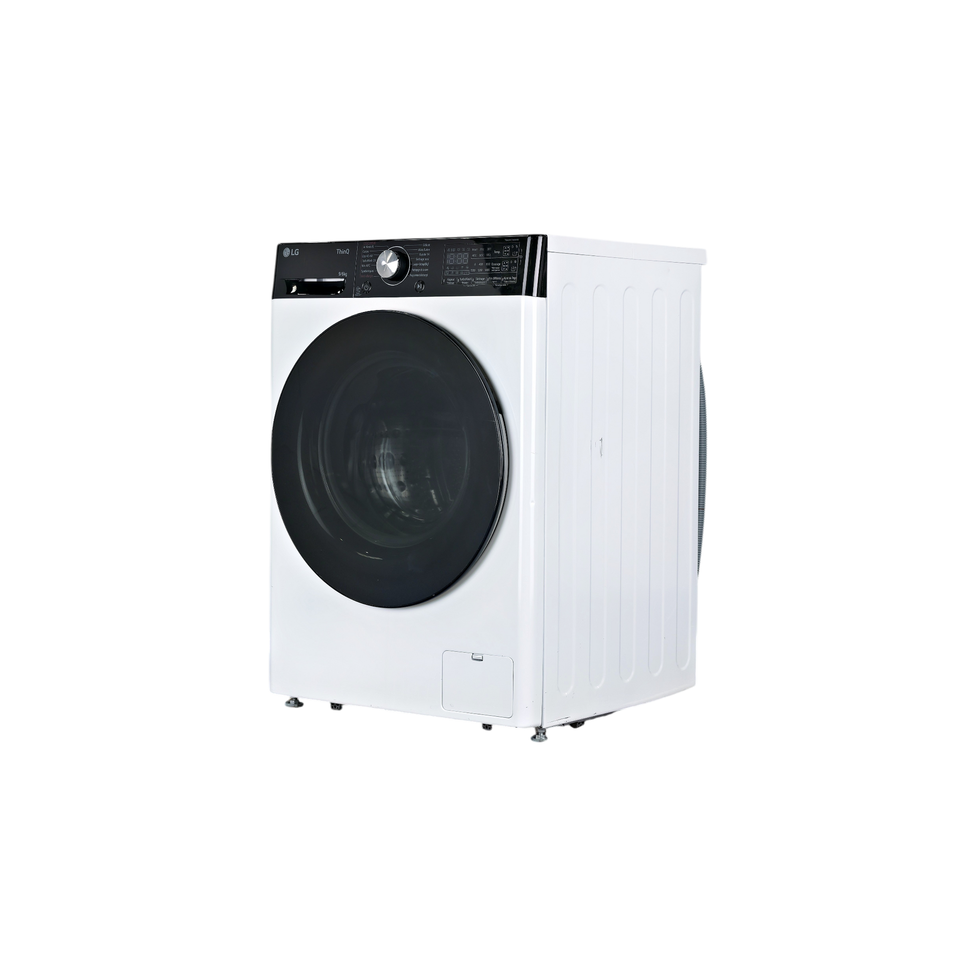 Lave-Linge Sechant 9 kg Reconditionné LG F964R76WSTA : vue du côté gauche