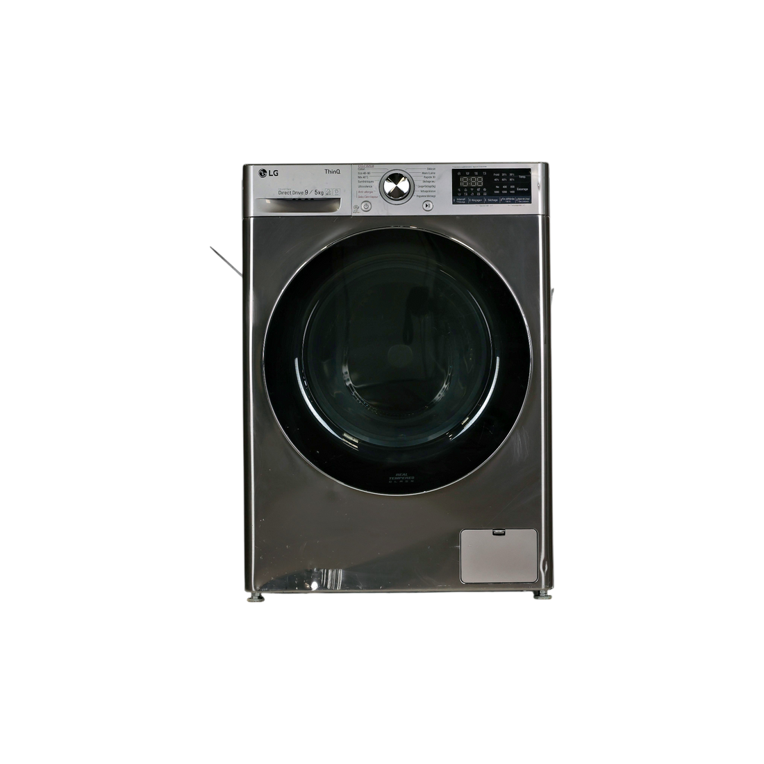 Lave-Linge Sechant 9 kg Reconditionné LG F954N42IXRS : vue de face