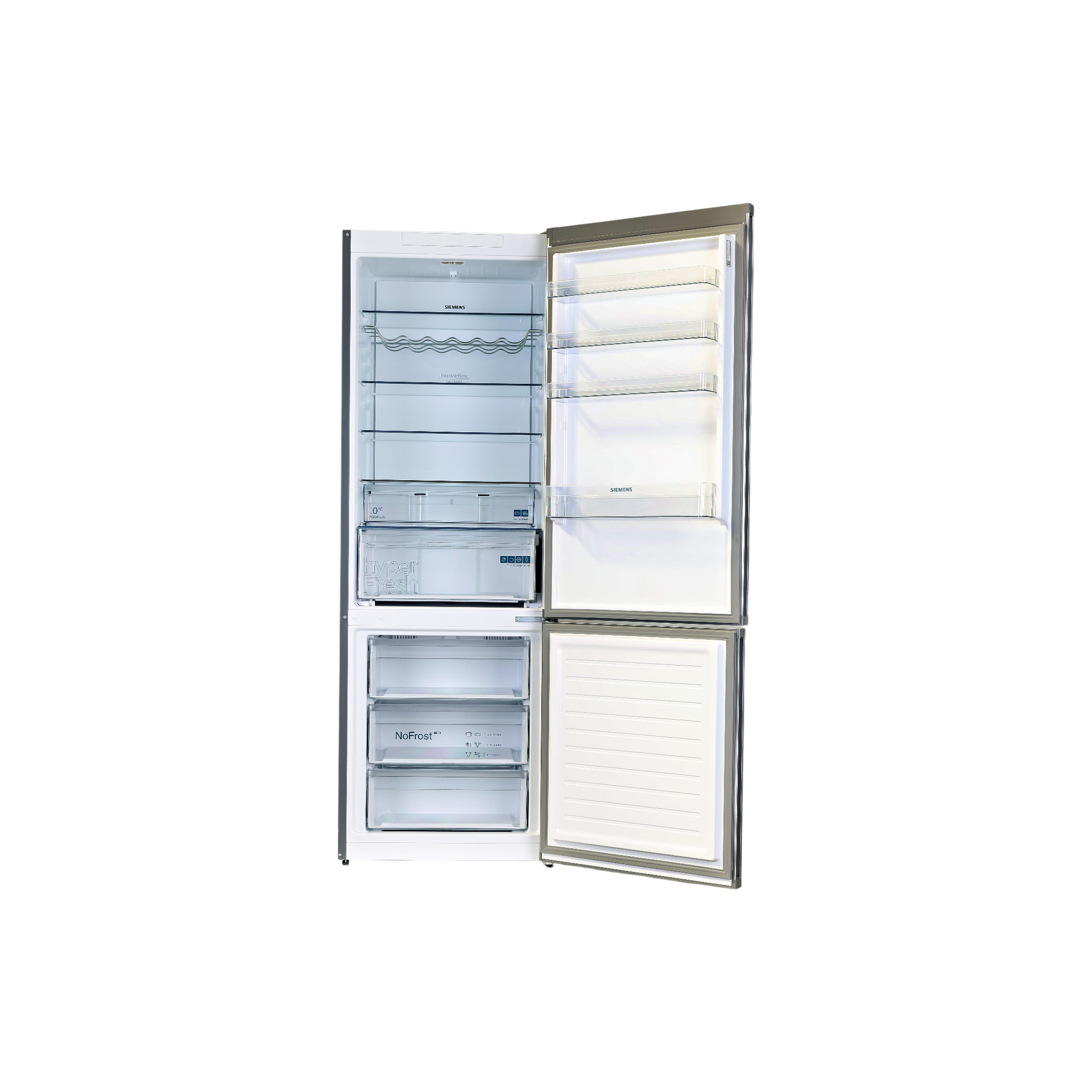 Réfrigérateur Avec Congélateur 440 L Reconditionné SIEMENS KG49NXIDF : vue de l'intérieur