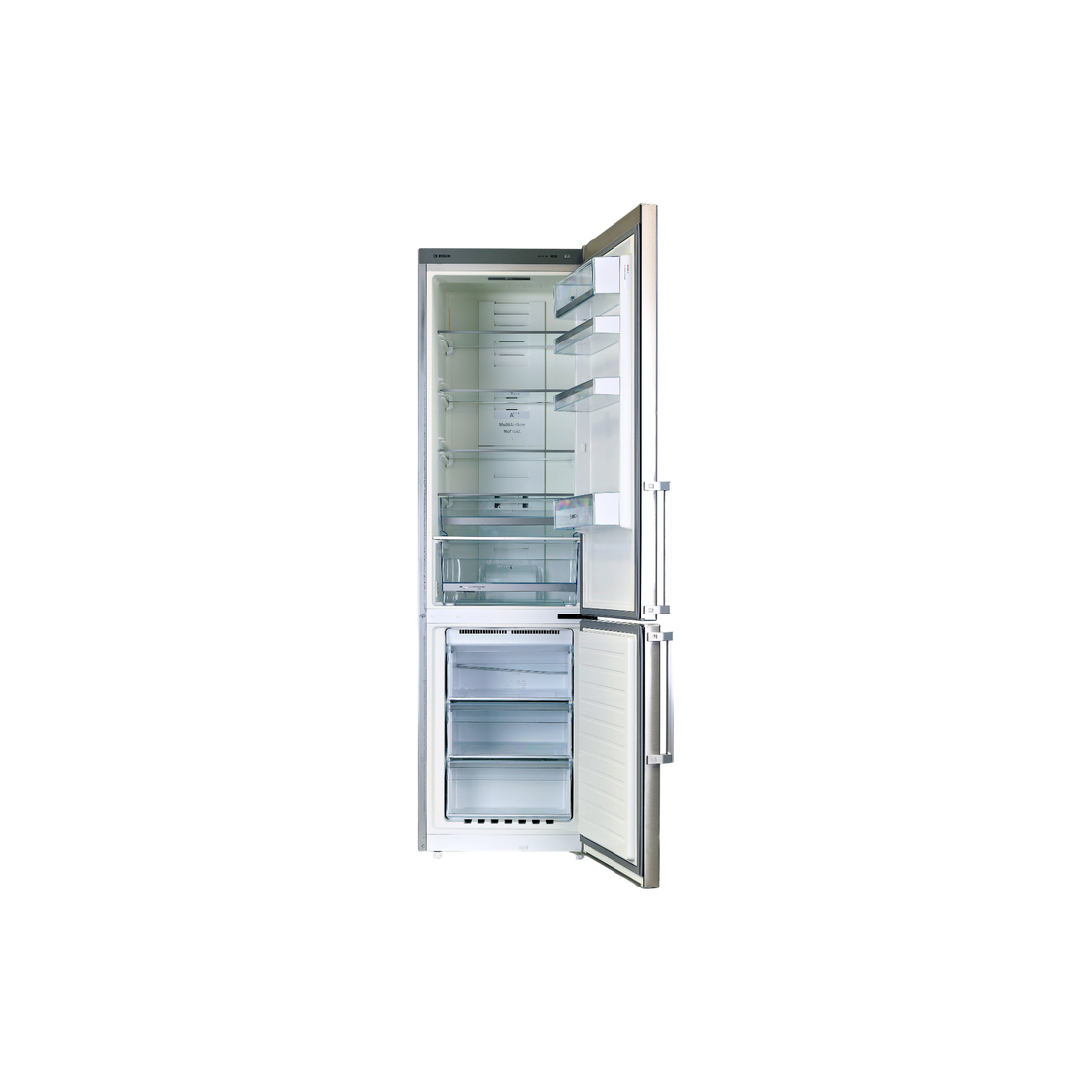 Réfrigérateur Avec Congélateur 355 L Reconditionné BOSCH KGN39XI40 : vue de l'intérieur