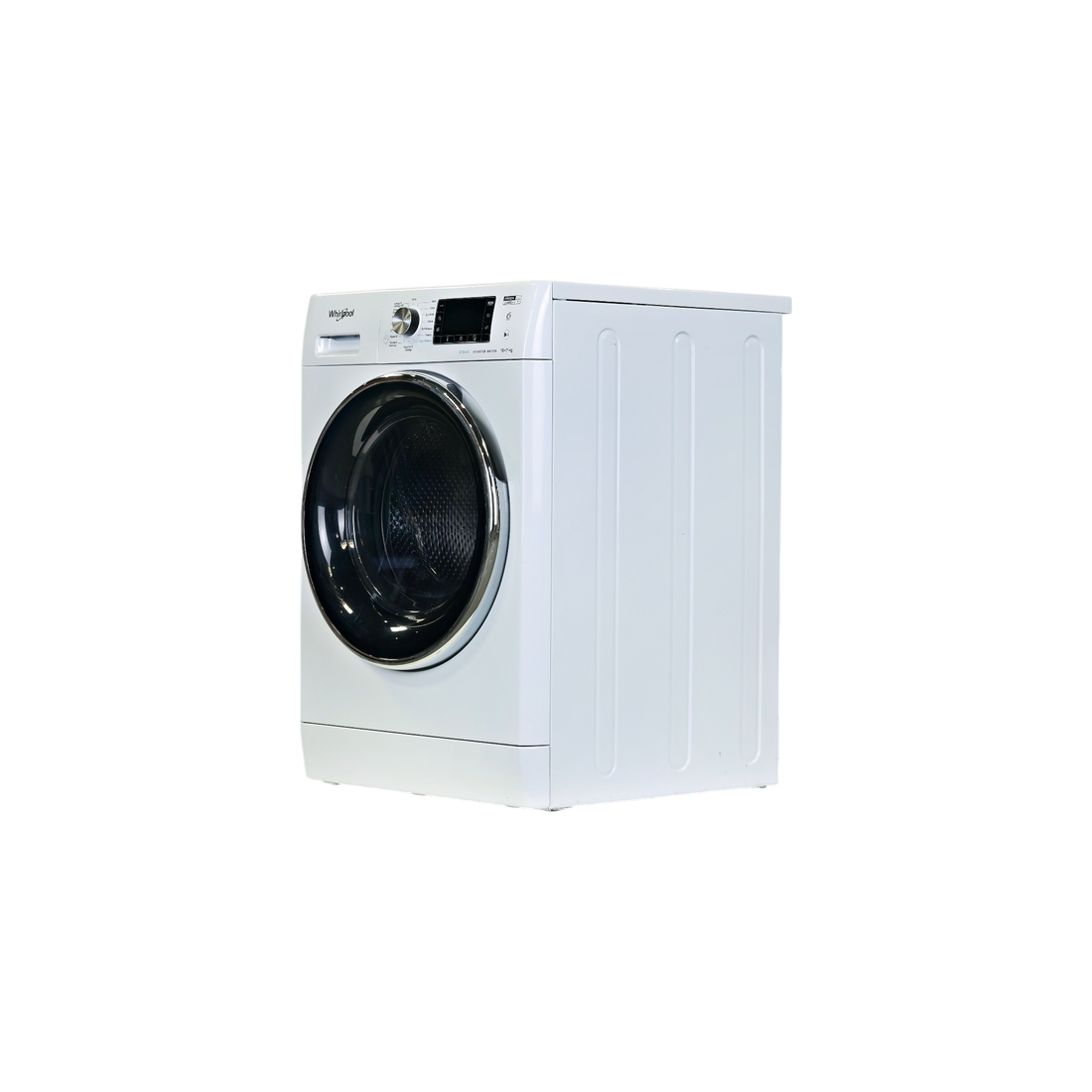 Lave-Linge Sechant 10 kg Reconditionné WHIRLPOOL FFWDD1074269BCVFR : vue du côté gauche