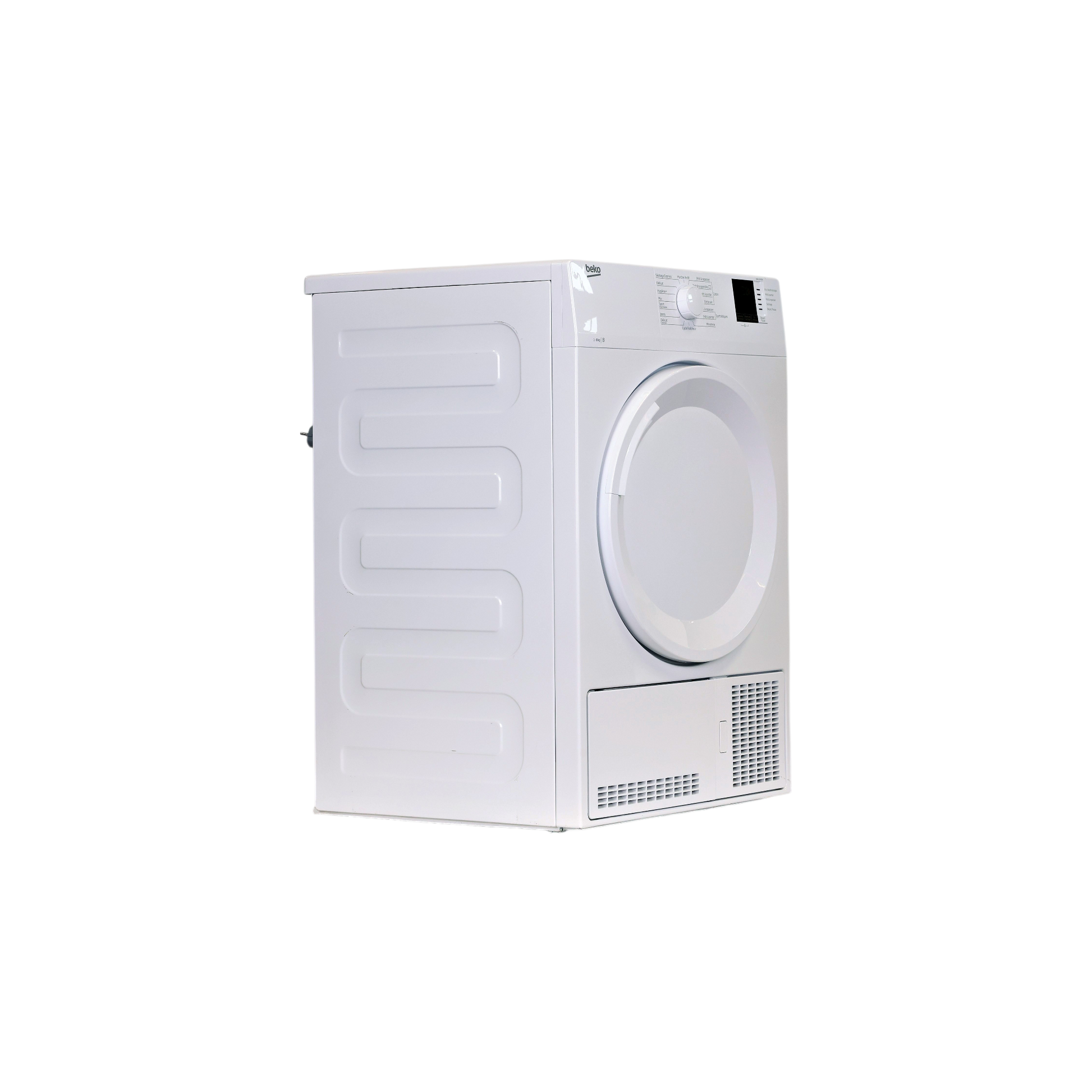 Seche-Linge Condensation 8 kg Reconditionné BEKO DB8112PA0W : vue du côté droit
