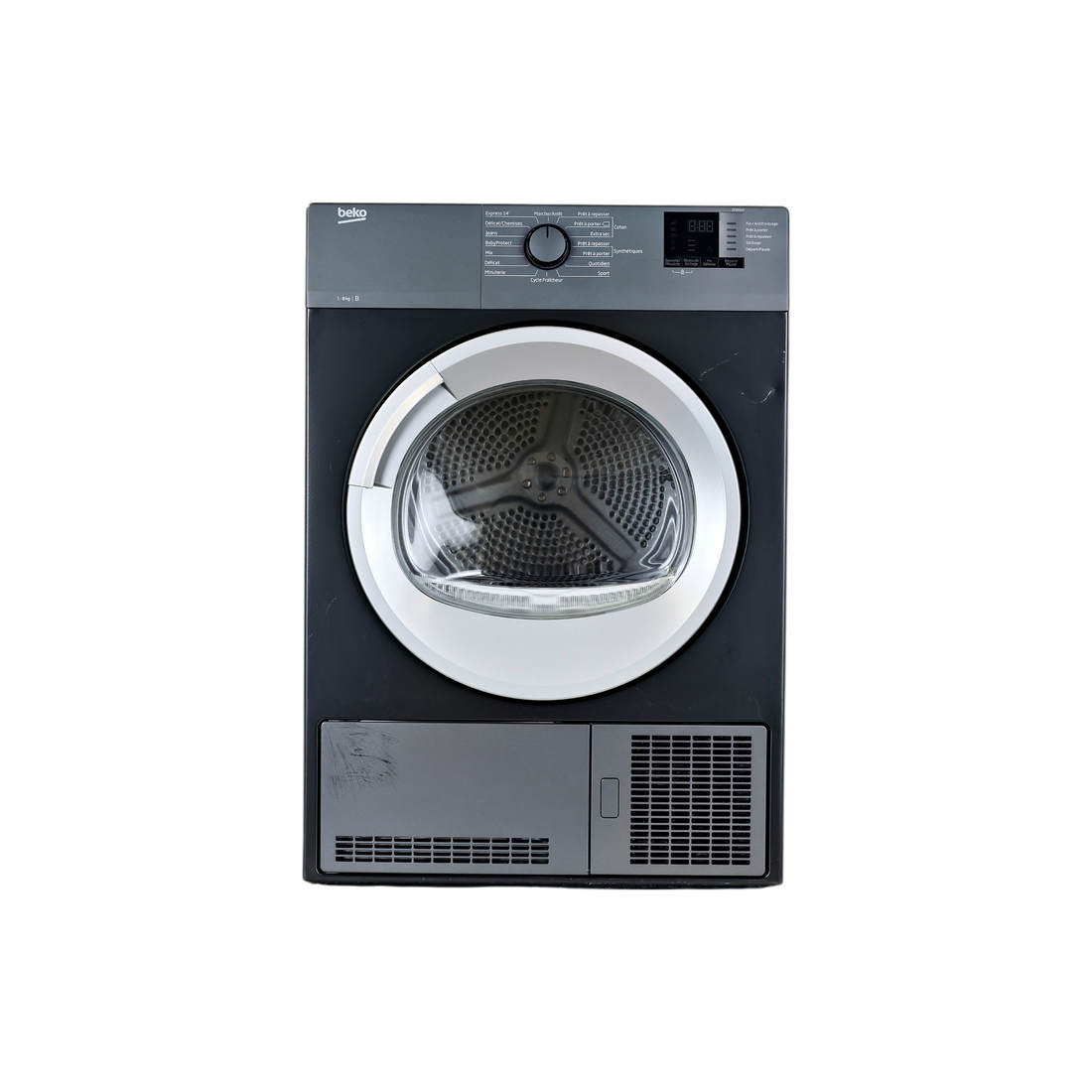 Seche-Linge Condensation 8 kg Reconditionné BEKO DCB816A : vue de face