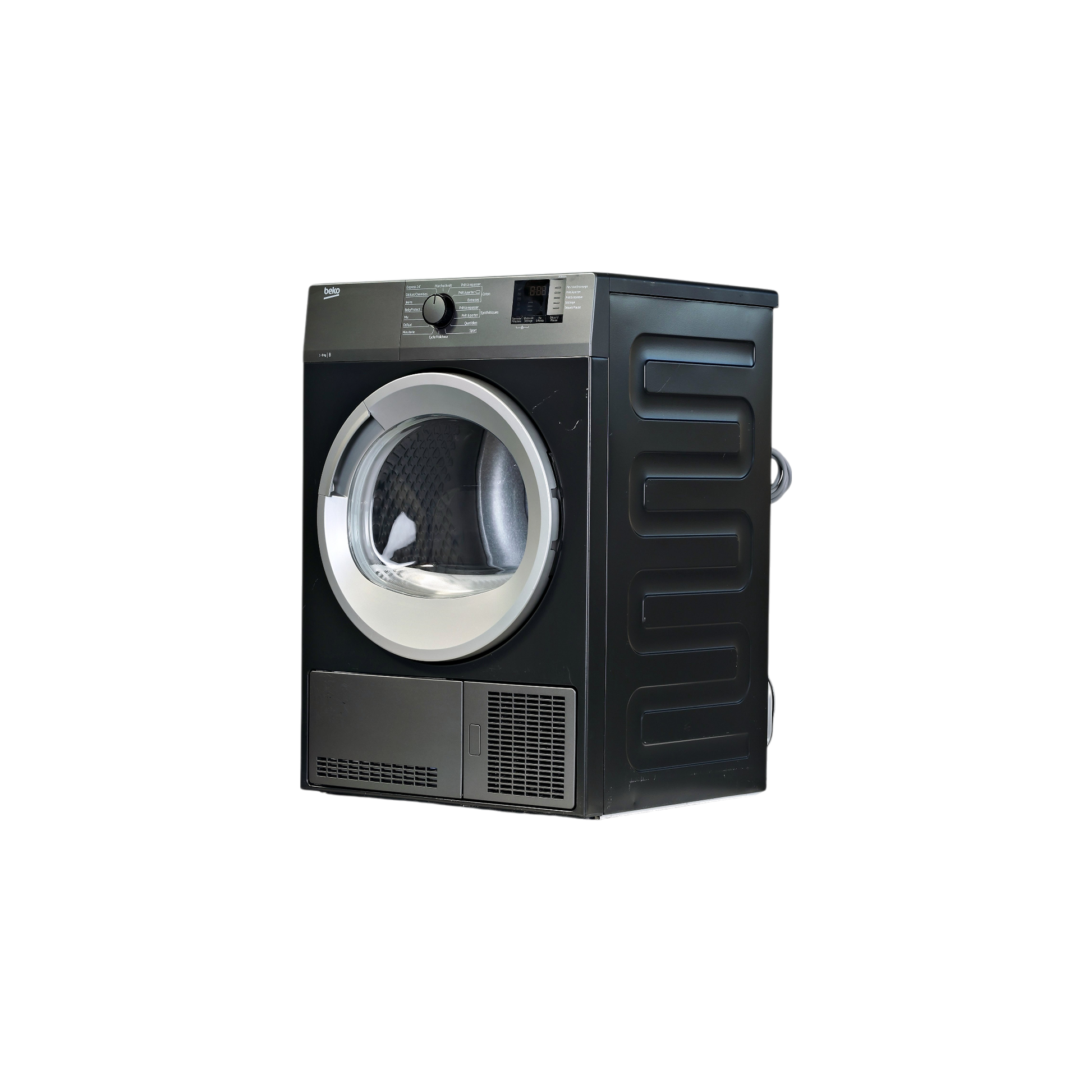 Seche-Linge Condensation 8 kg Reconditionné BEKO DCB816A : vue du côté gauche