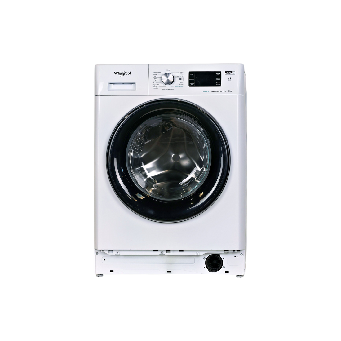 Lave-Linge Hublot 9 kg Reconditionné WHIRLPOOL FFBP9469BVFR : vue de face