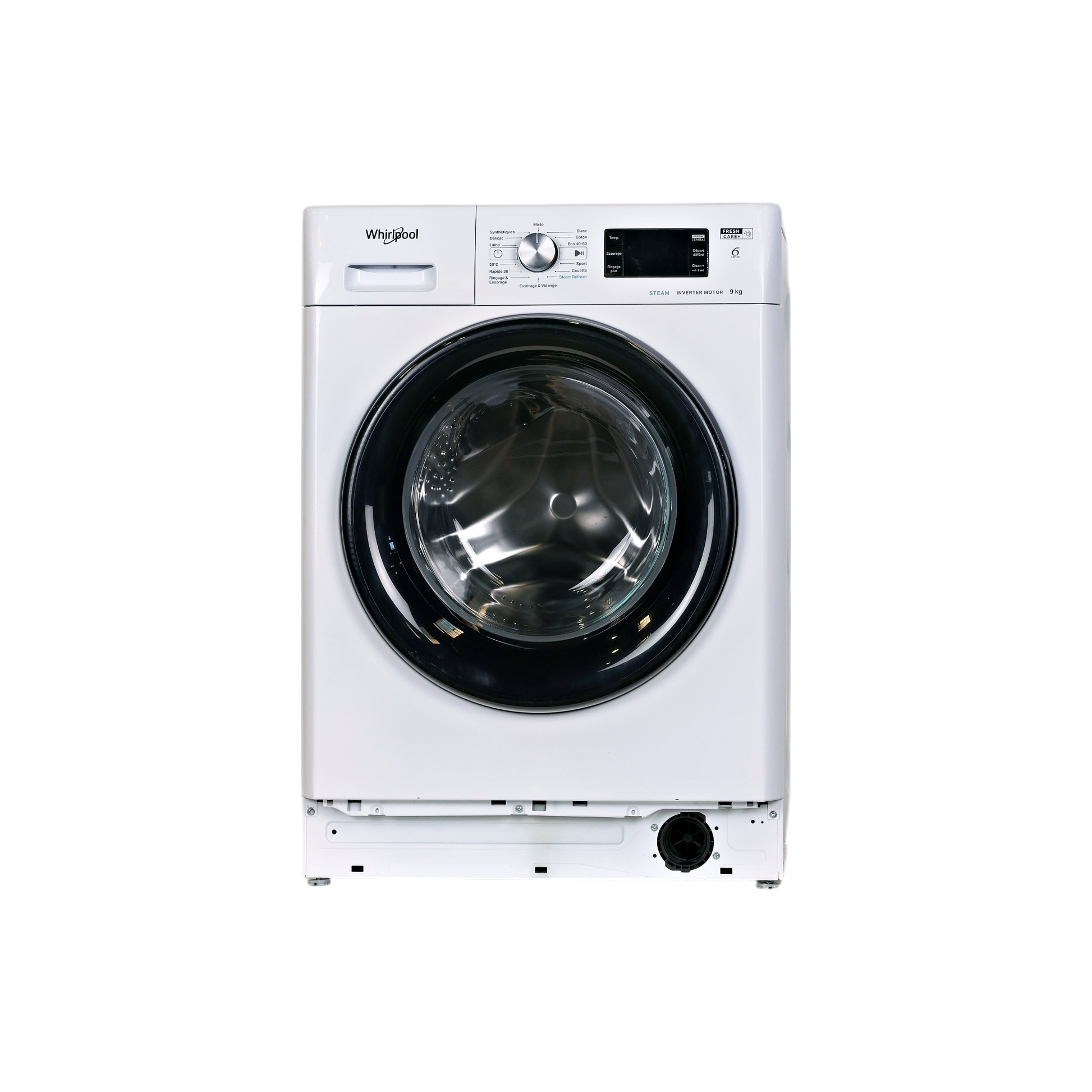 Lave-Linge Hublot 9 kg Reconditionné WHIRLPOOL FFBP9469BVFR : vue de face