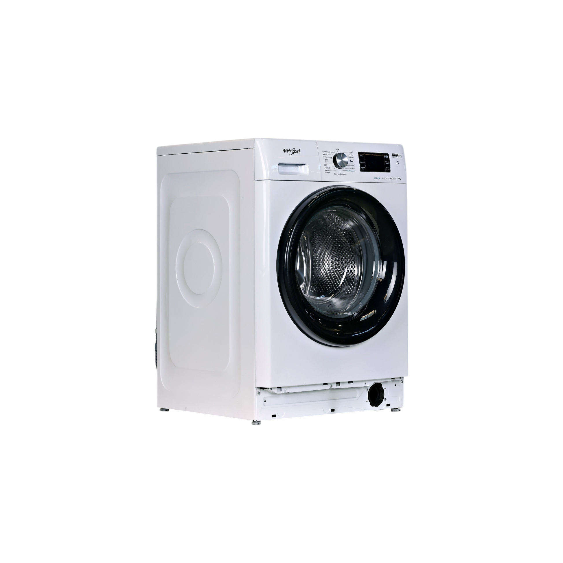 Lave-Linge Hublot 9 kg Reconditionné WHIRLPOOL FFBP9469BVFR : vue du côté droit