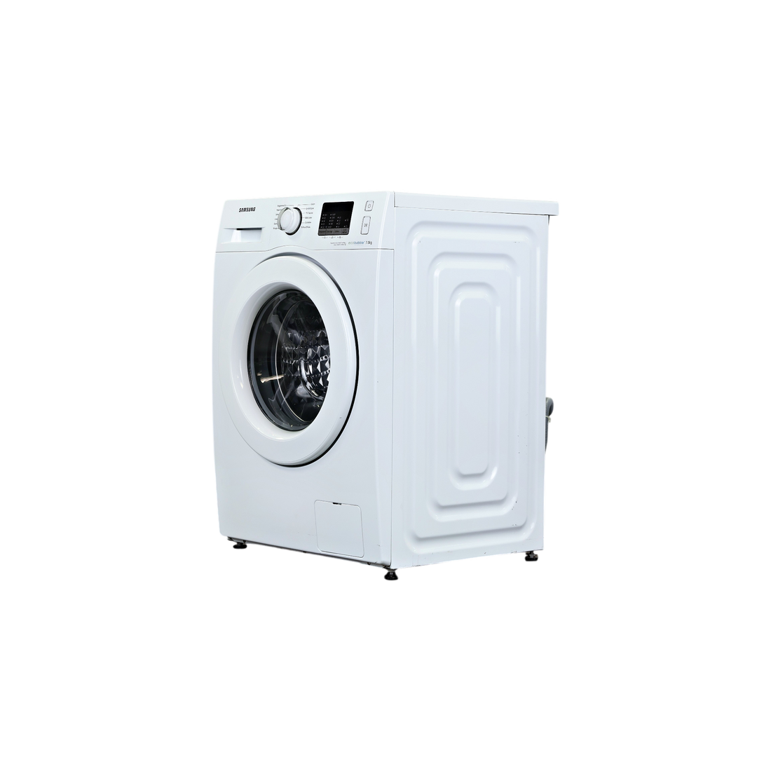 Lave-Linge Hublot 7 kg Reconditionné SAMSUNG WF70F5E0W4W : vue du côté gauche