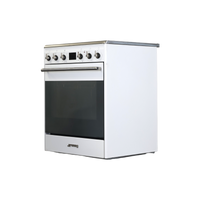 Cuisinière À Induction 70 L Reconditionné SMEG SPSK60IB9 : vue du côté gauche