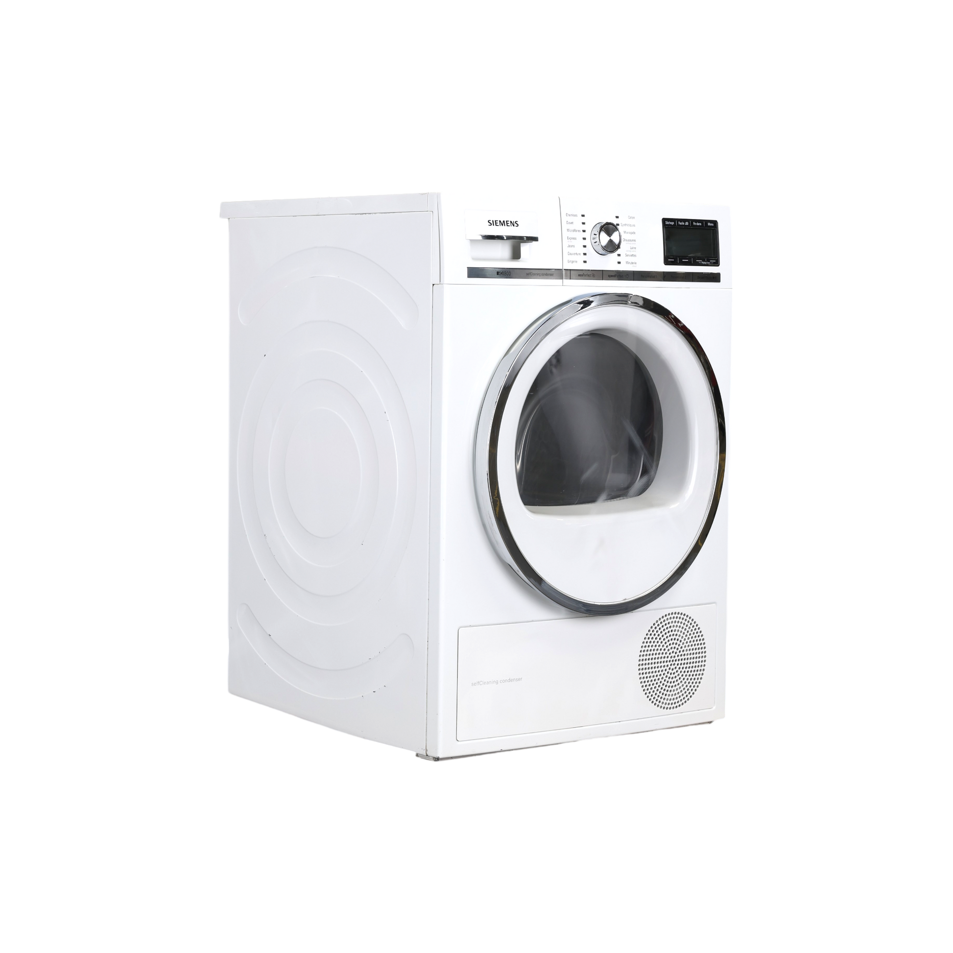 Seche-Linge Pompe À Chaleur 8 kg Reconditionné SIEMENS WT48Y880FF : vue du côté droit