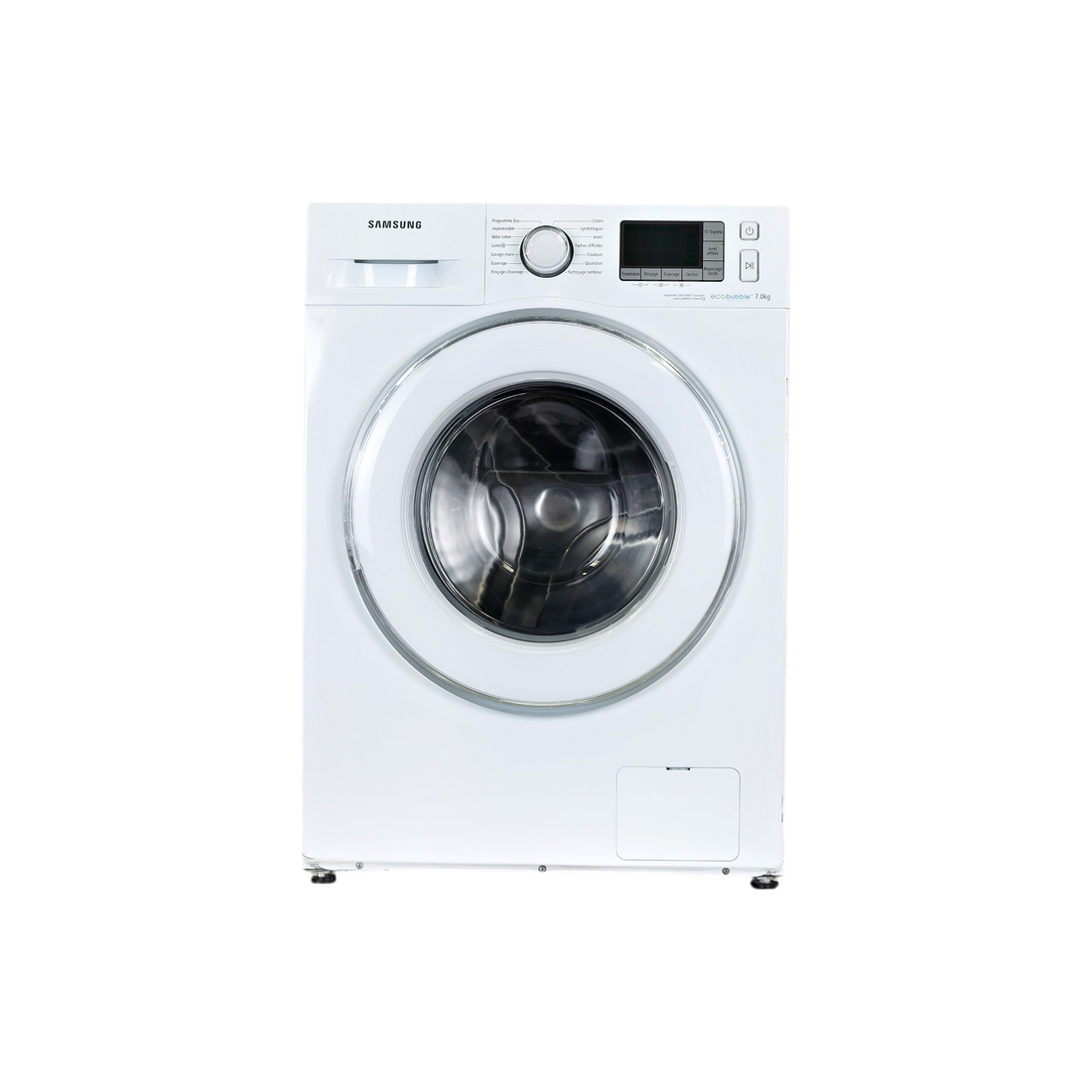 Lave-Linge Hublot 7 kg Reconditionné SAMSUNG WF70F5E5W4W : vue de face
