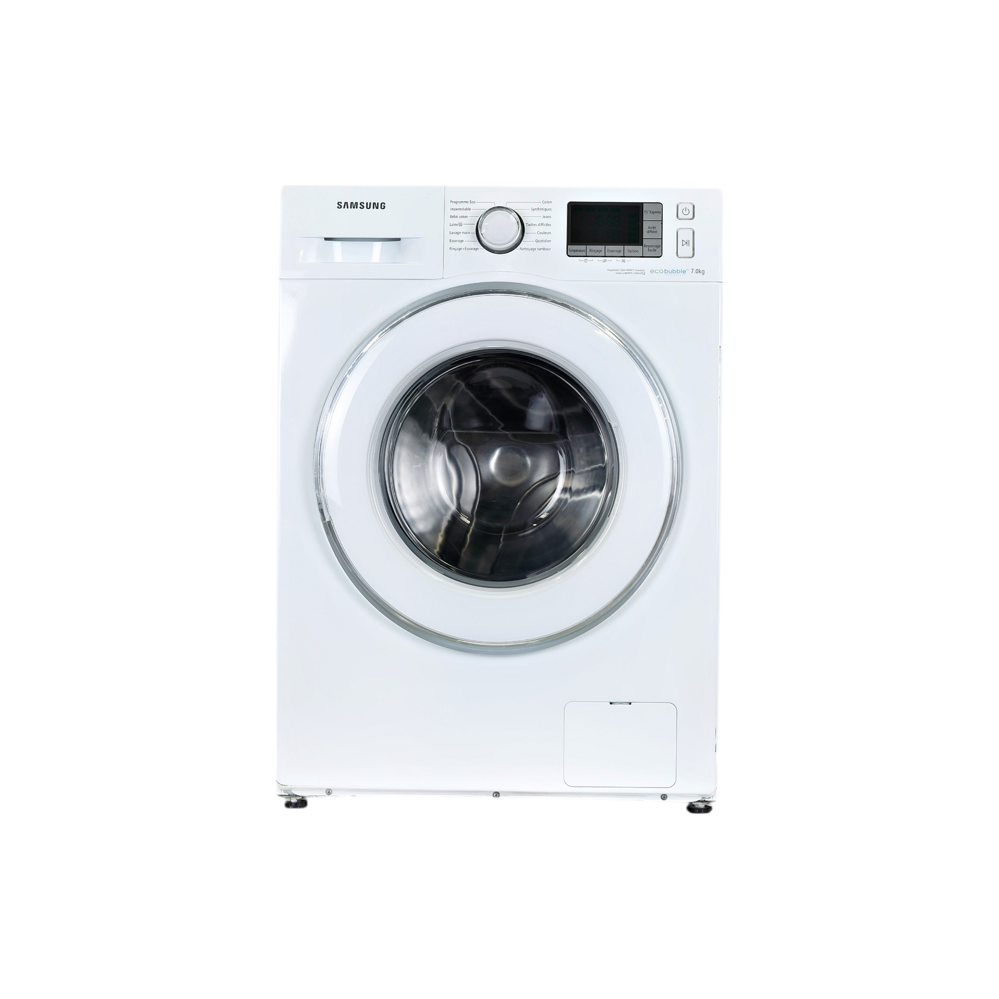 Lave-Linge Hublot 7 kg Reconditionné SAMSUNG WF70F5E5W4W : vue de face
