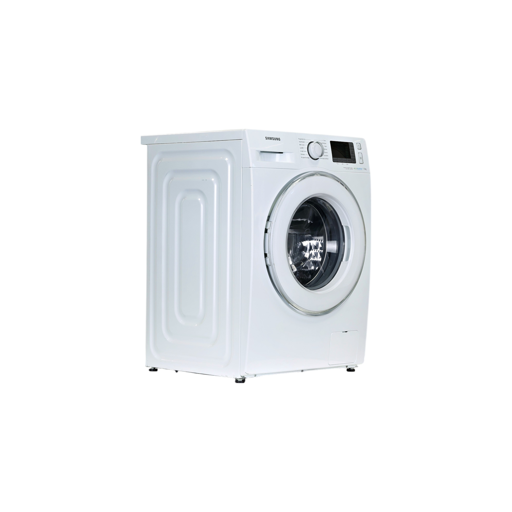 Lave-Linge Hublot 7 kg Reconditionné SAMSUNG WF70F5E5W4W : vue du côté droit