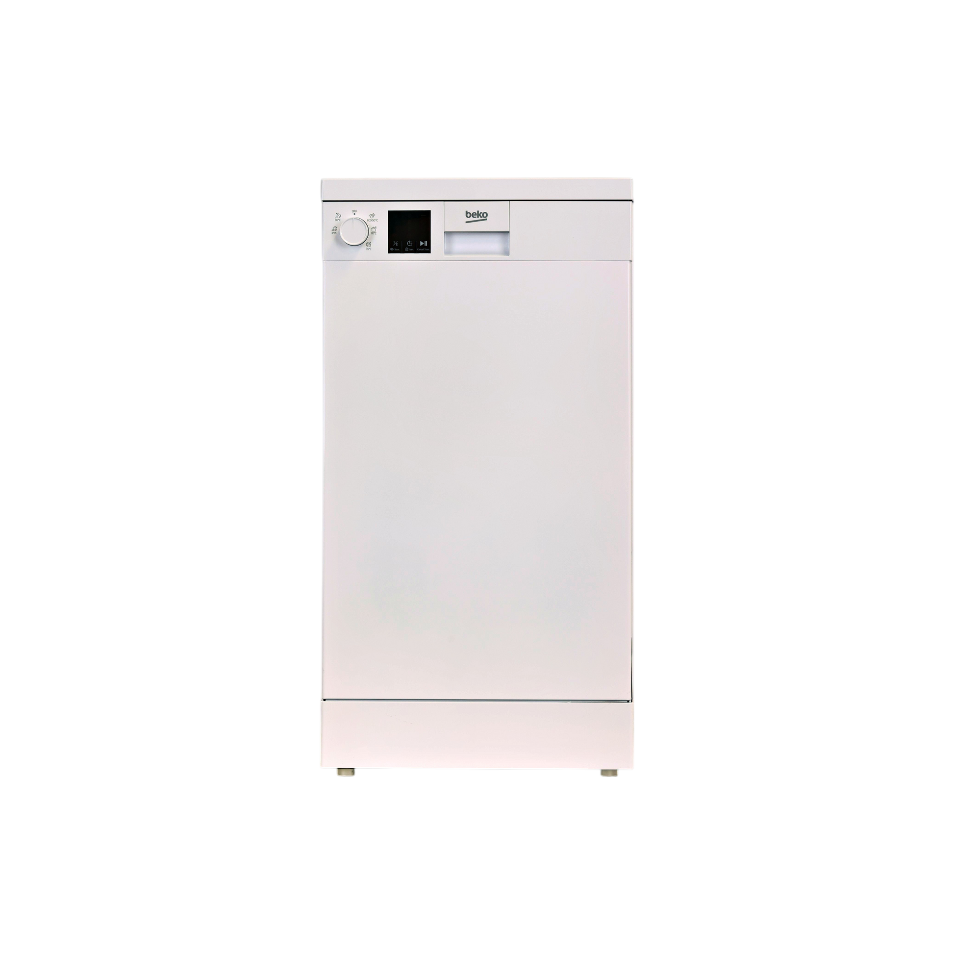 Lave-Vaisselle Pose Libre 10 Cvts Reconditionné BEKO DVS05024W : vue de face