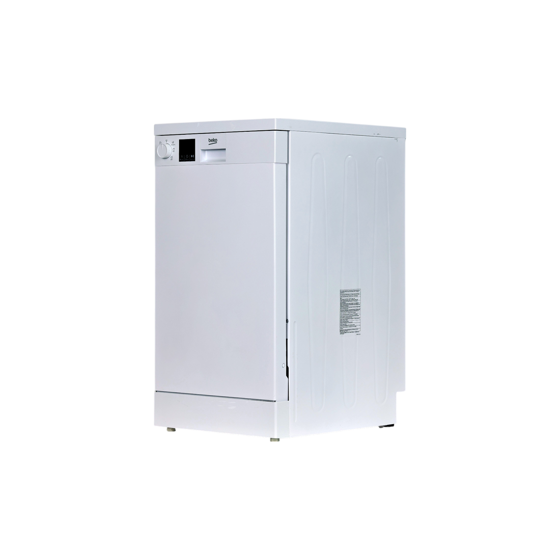 Lave-Vaisselle Pose Libre 10 Cvts Reconditionné BEKO DVS05024W : vue du côté gauche