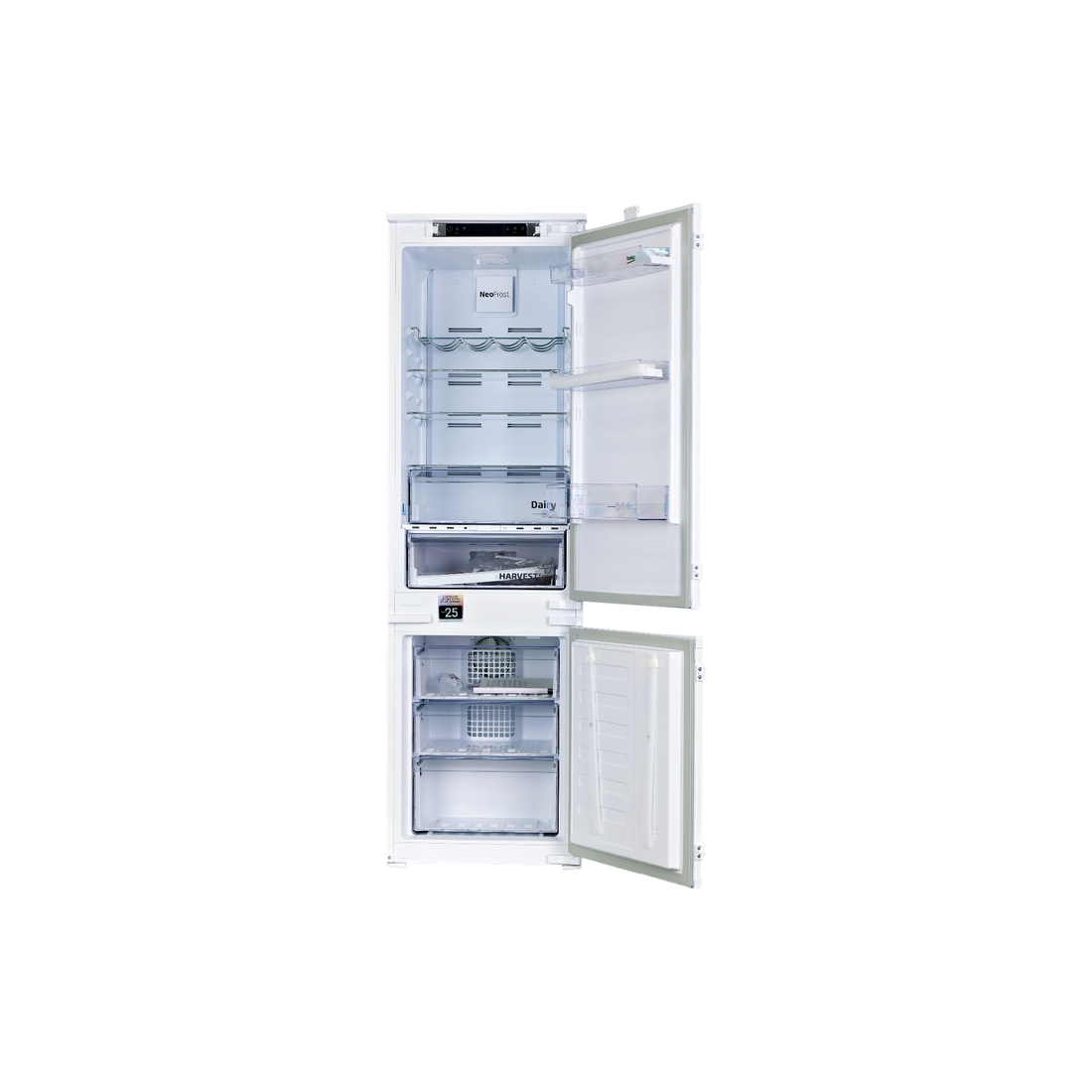 Réfrigérateur Encastrable 254 L Reconditionné BEKO BCNA275E4ZSN : vue de l'intérieur
