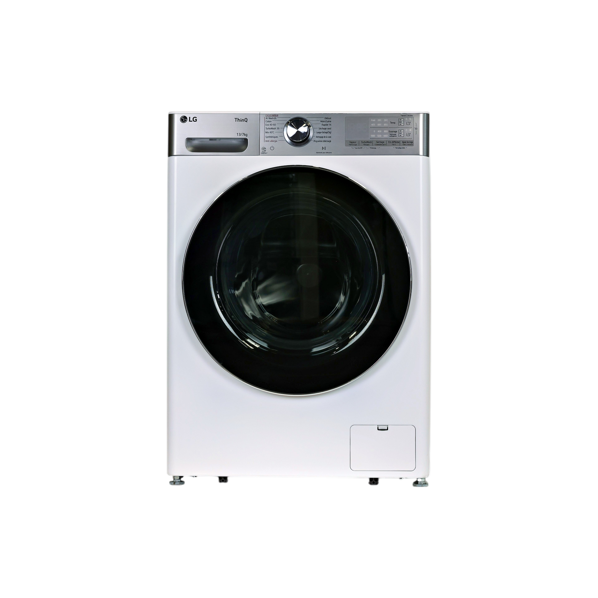 Lave-Linge Sechant 13 kg Reconditionné LG F374R92WSTA : vue de face