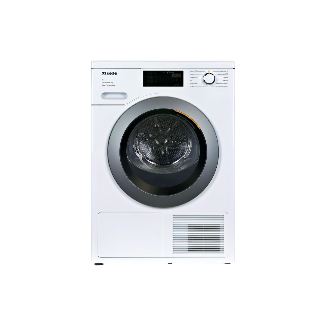Seche-Linge Pompe À Chaleur 8 kg Reconditionné MIELE TCF760WP : vue de face