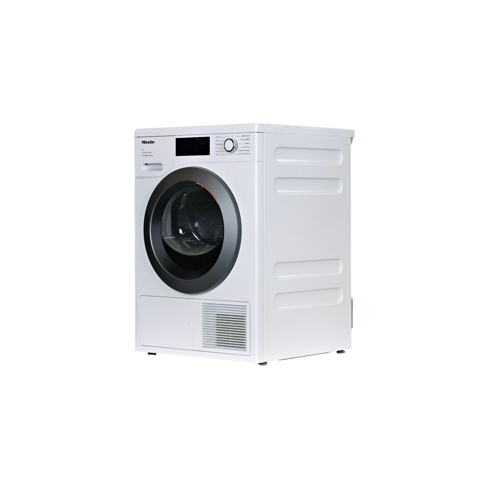 Seche-Linge Pompe À Chaleur 8 kg Reconditionné MIELE TCF760WP : vue du côté gauche