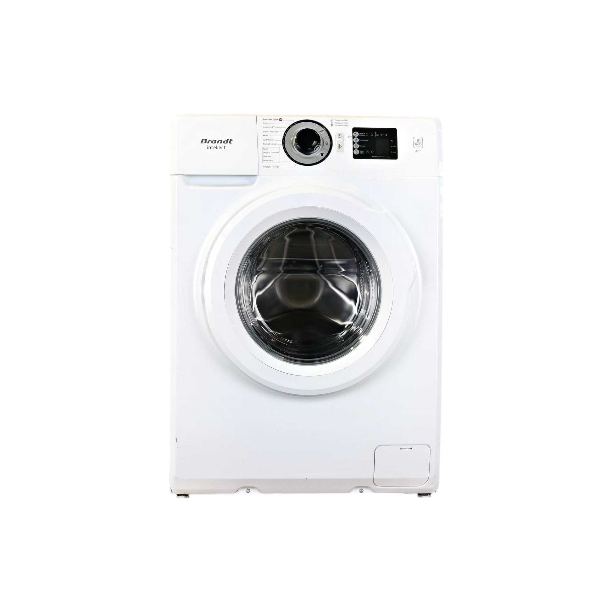 Lave-Linge Hublot 8 kg Reconditionné BRANDT BAM84WW : vue de face