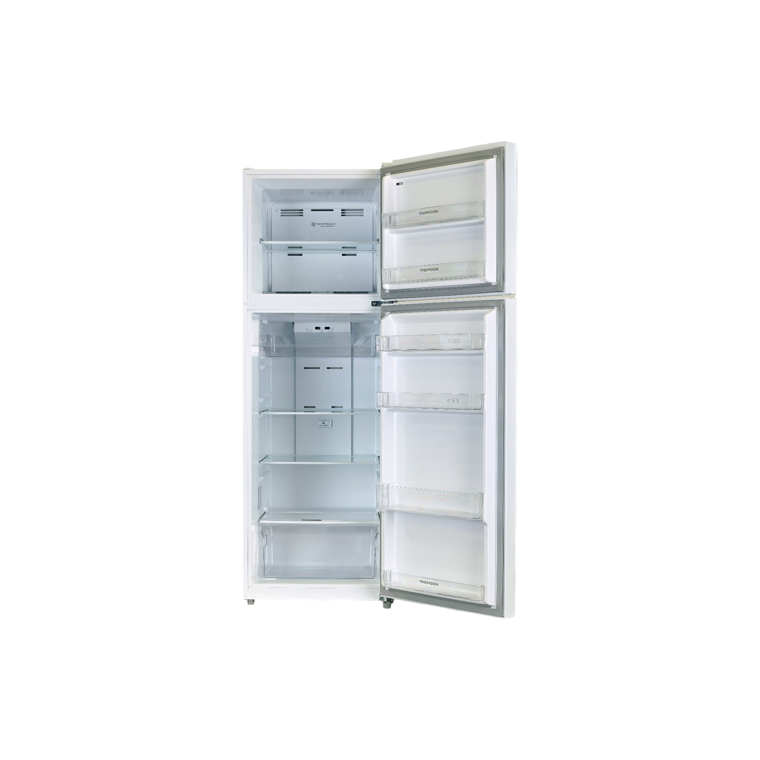 Réfrigérateur Avec Congélateur 318 L Reconditionné THOMSON THD315NFWH : vue de l'intérieur