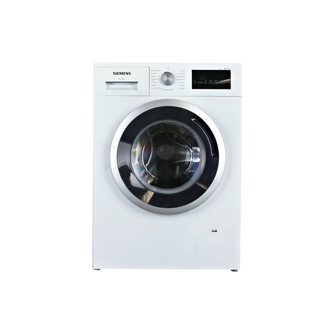 Lave-Linge Hublot 8 kg Reconditionné SIEMENS WM12N218FR : vue de face