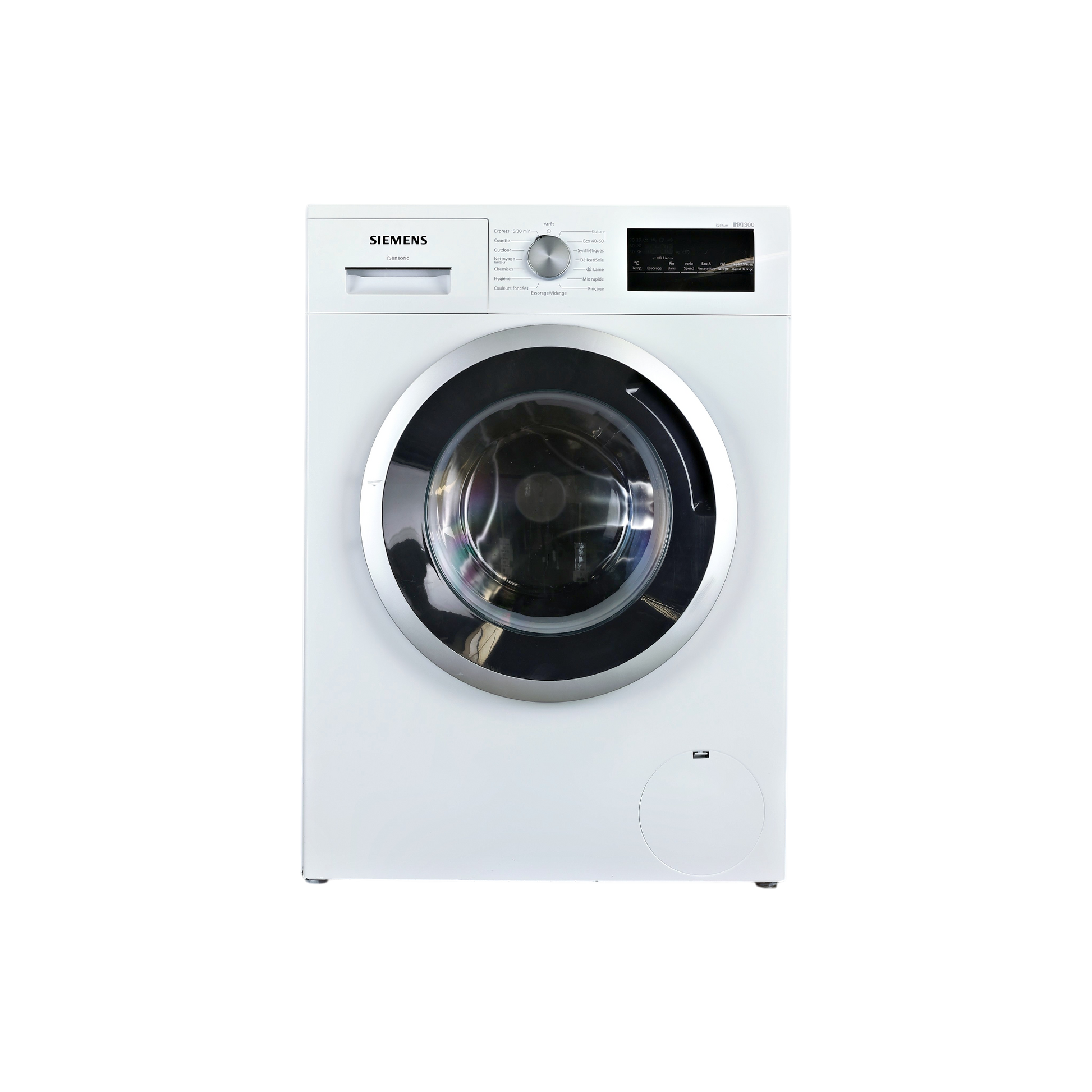 Lave-Linge Hublot 8 kg Reconditionné SIEMENS WM12N218FR : vue de face