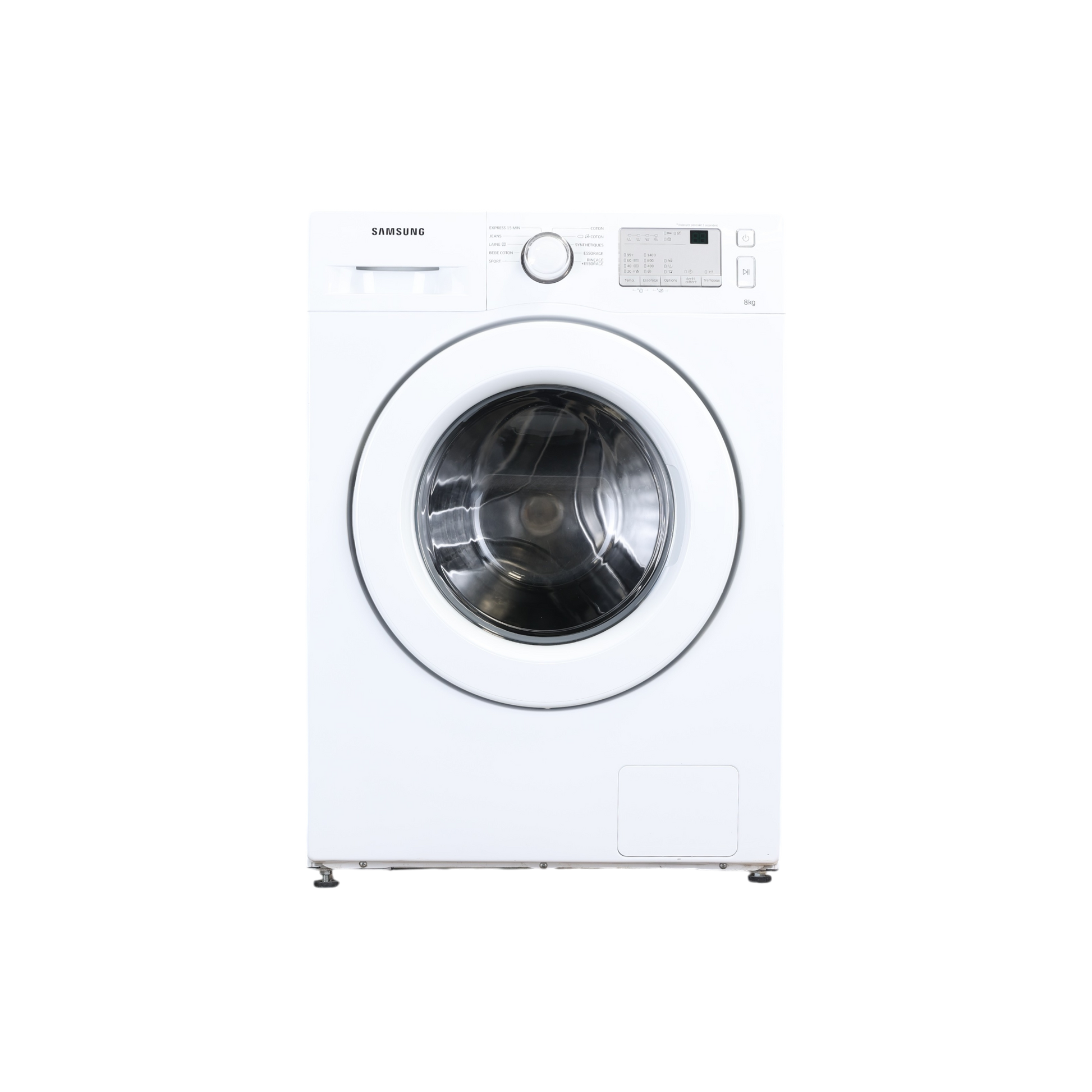 Lave-Linge Hublot 8 kg Reconditionné SAMSUNG WW80J3483KW : vue de face