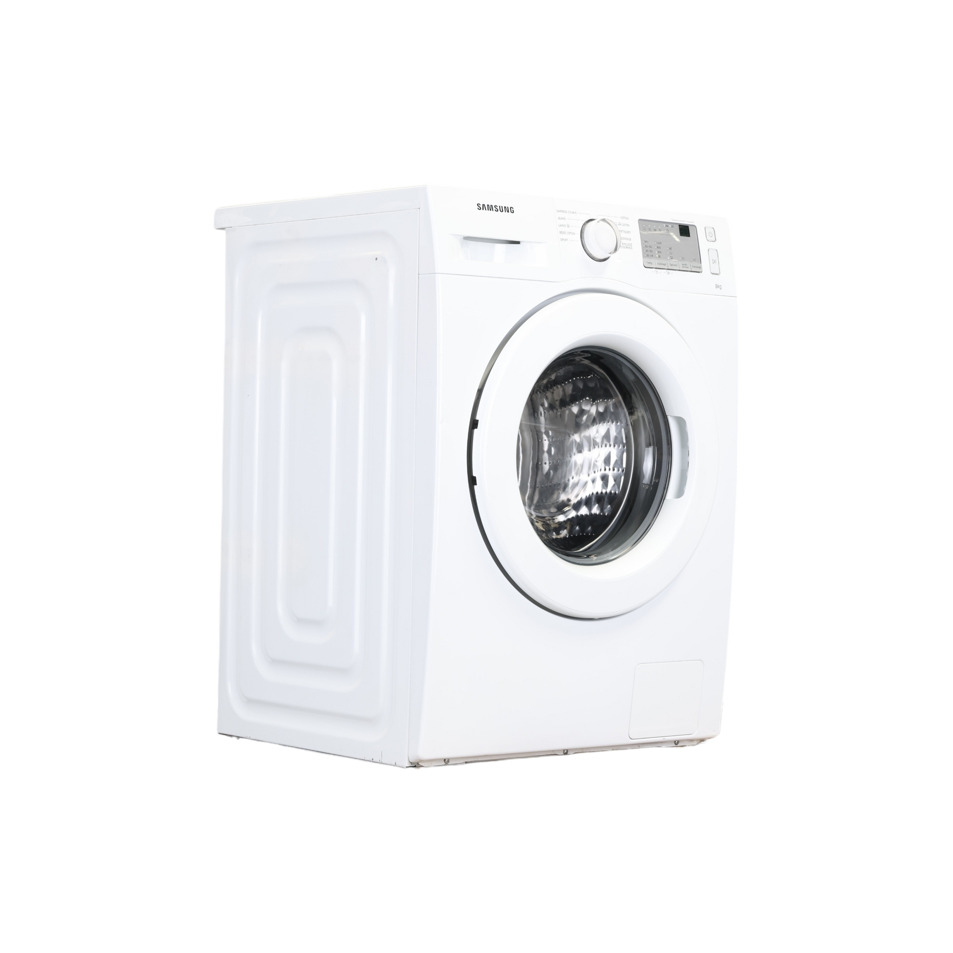 Lave-Linge Hublot 8 kg Reconditionné SAMSUNG WW80J3483KW : vue du côté droit
