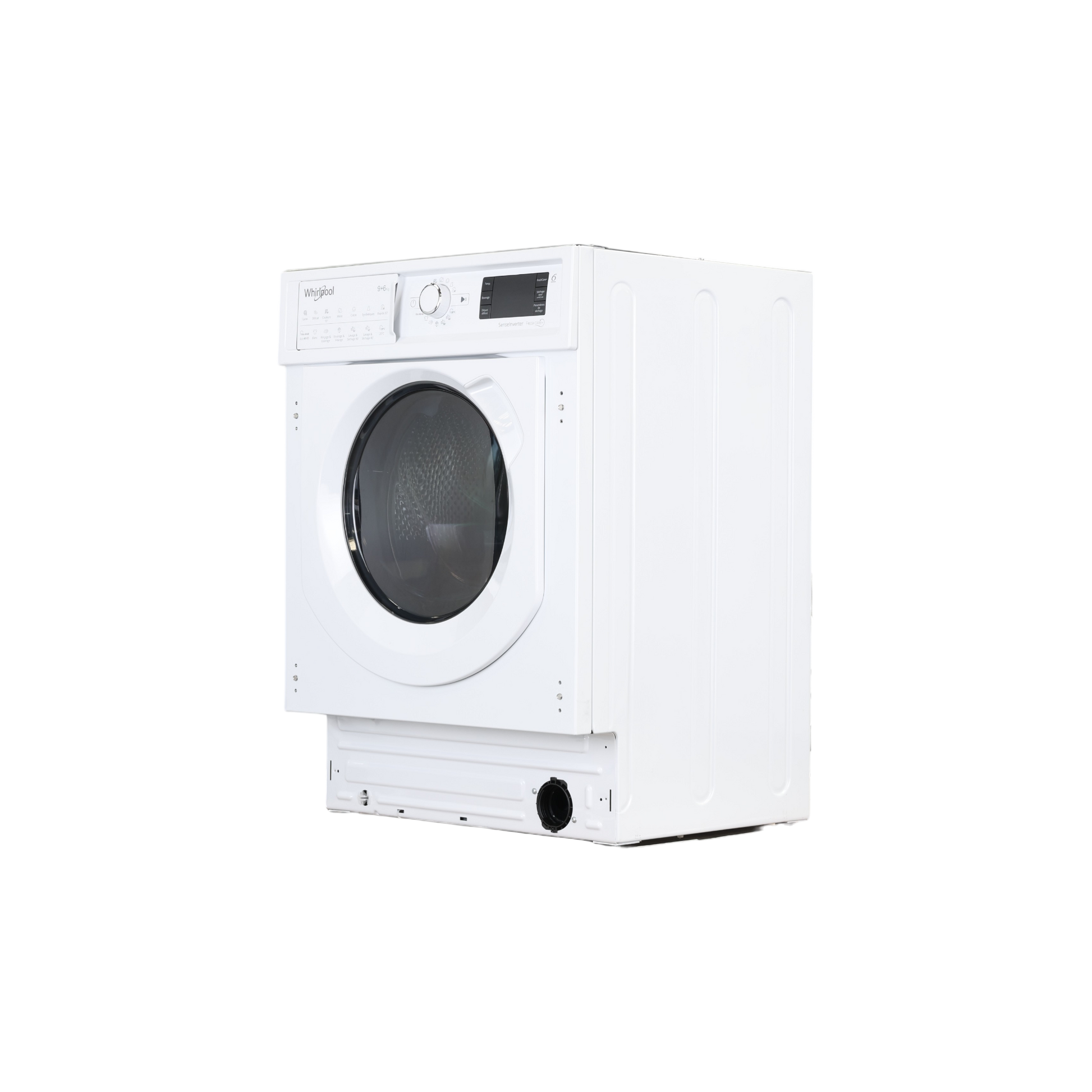Lave-Linge Sechant 9 kg Reconditionné WHIRLPOOL BIWDWG961485FR : vue du côté gauche
