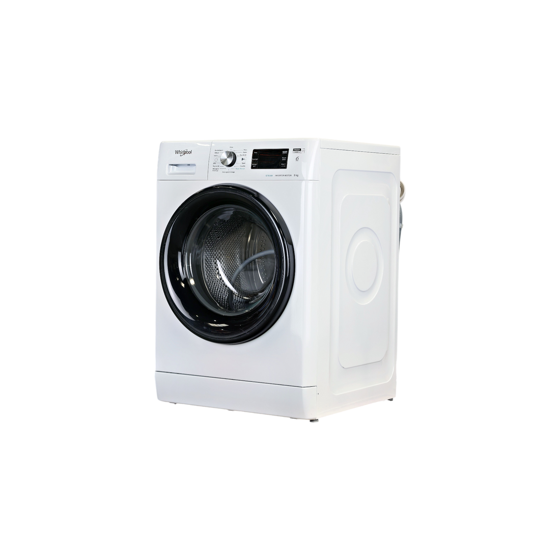 Lave-Linge Hublot 9 kg Reconditionné WHIRLPOOL FFBP9469BVFR : vue du côté gauche