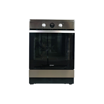 Cuisinière À Induction 69 L Reconditionné INDESIT IS67IQ8CCX : vue de face