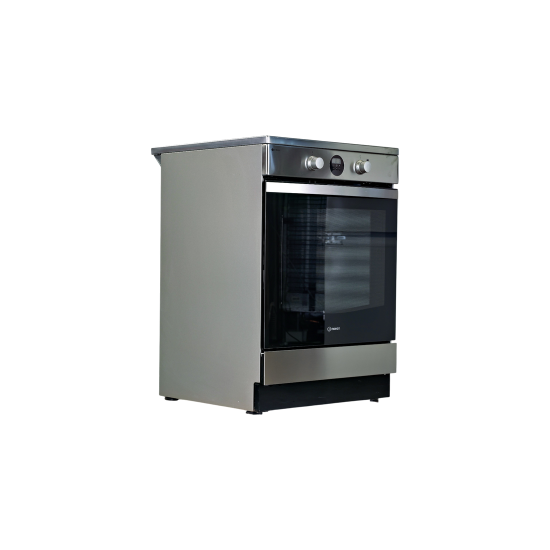 Cuisinière À Induction 69 L Reconditionné INDESIT IS67IQ8CCX : vue du côté droit